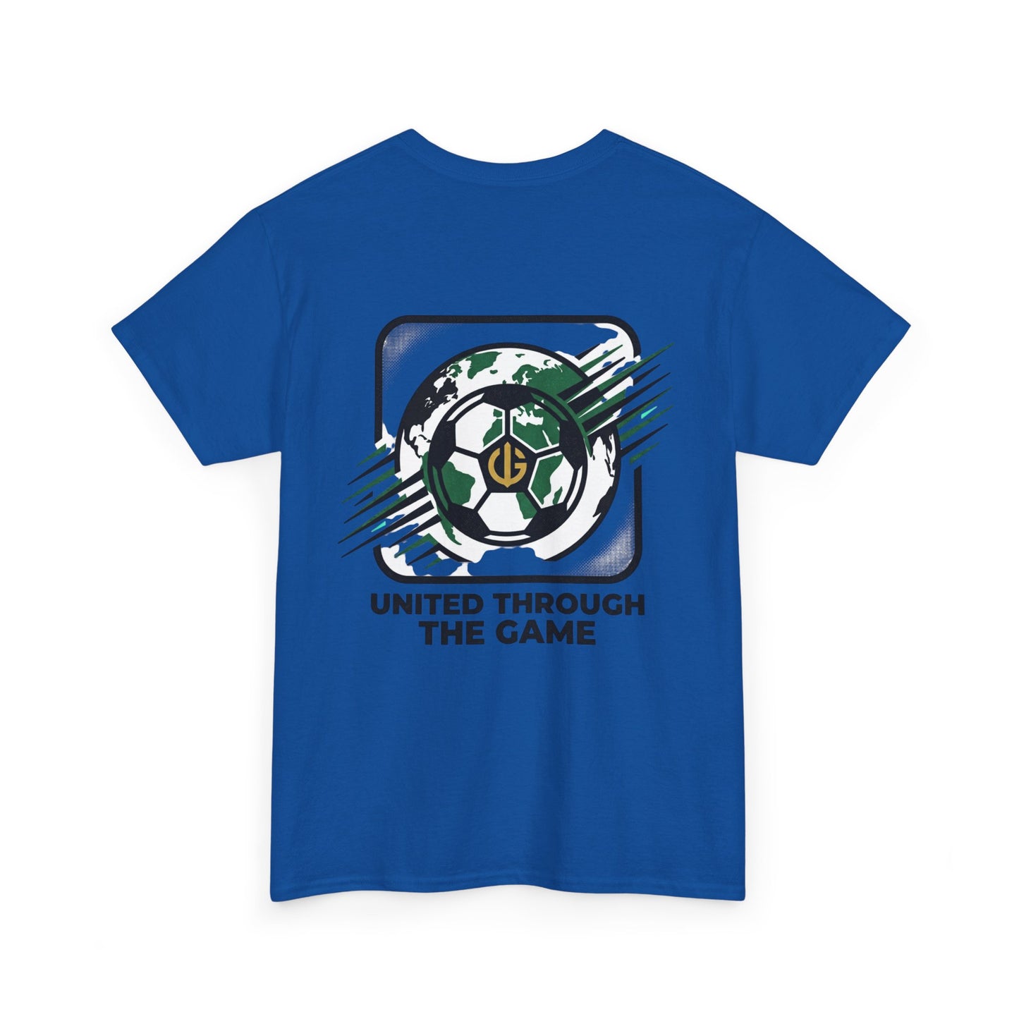 Soccer T-Shirt — "United Through the Game" Graphic Tee