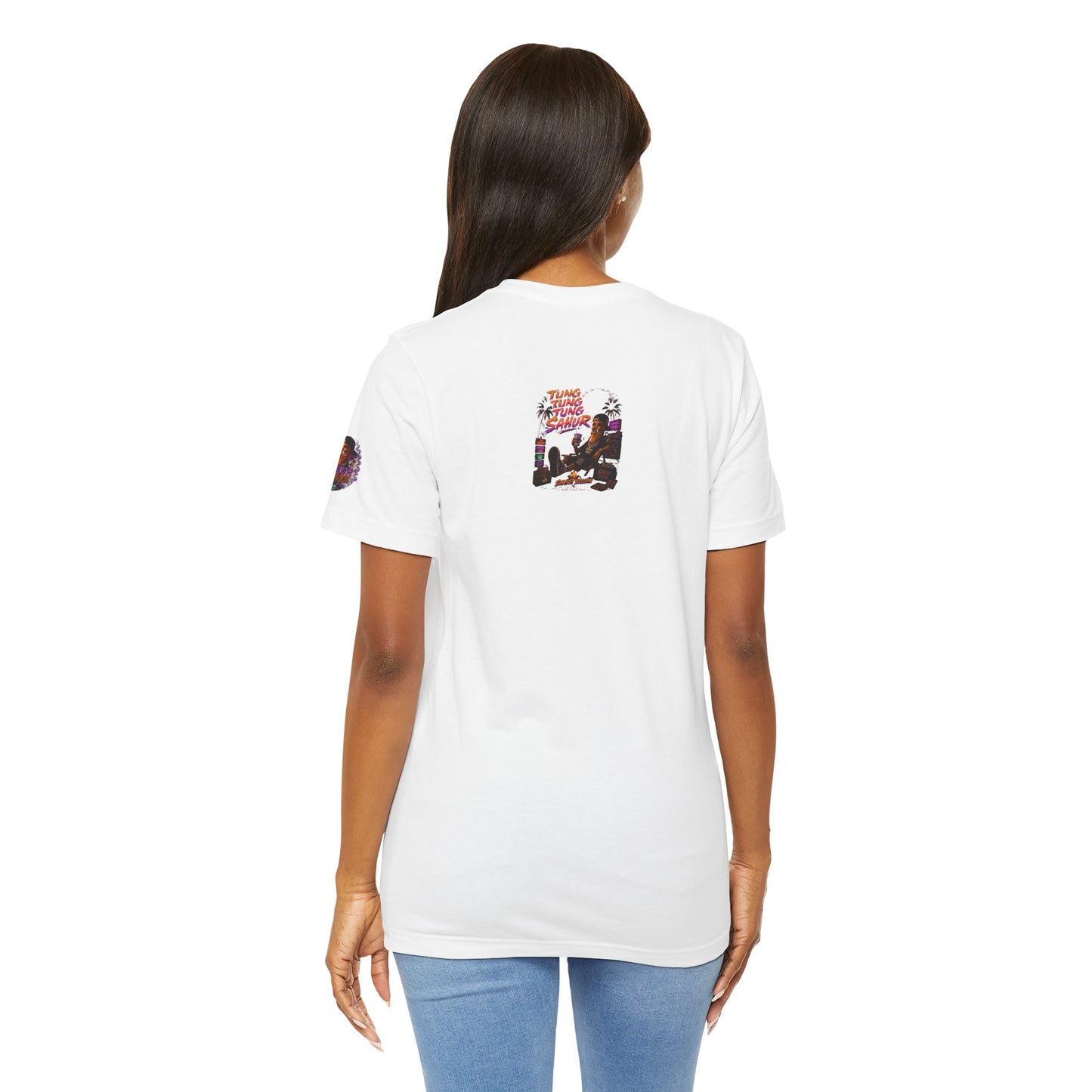Tung Tung Tung Sahur Laid-Back Nightlife Graphic Tee — "Things Take Time" Urban Cartoon Design