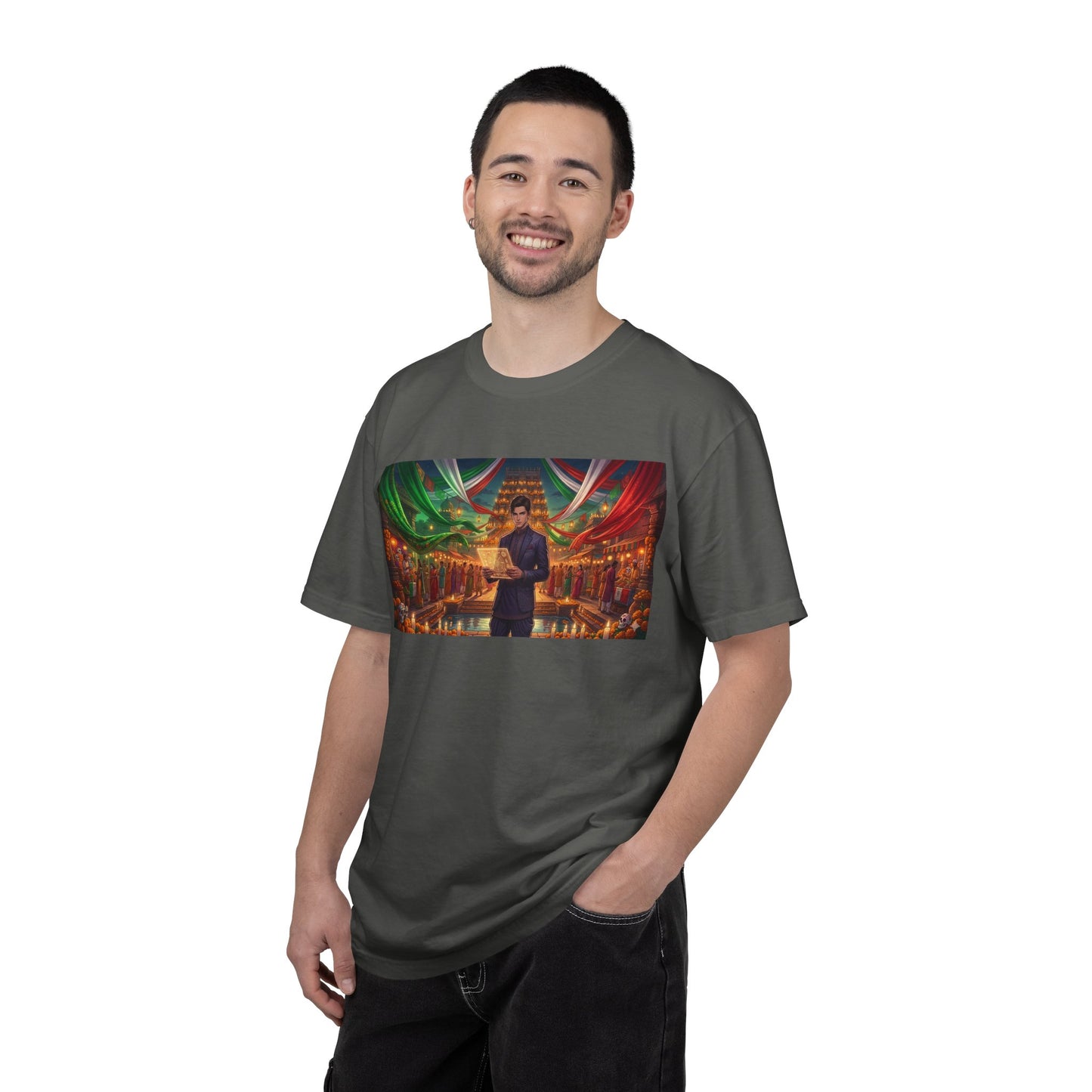 Mexican Festival Night T-Shirt — Cinematic Streets Graphic Tee