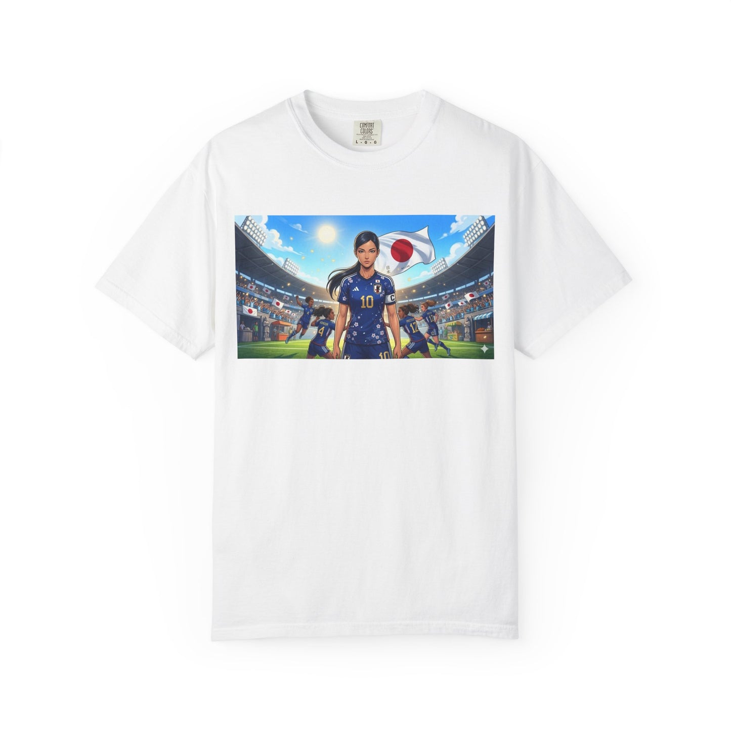 Soccer Player Japan T-Shirt — Japan Flag Soccer Fan Tee