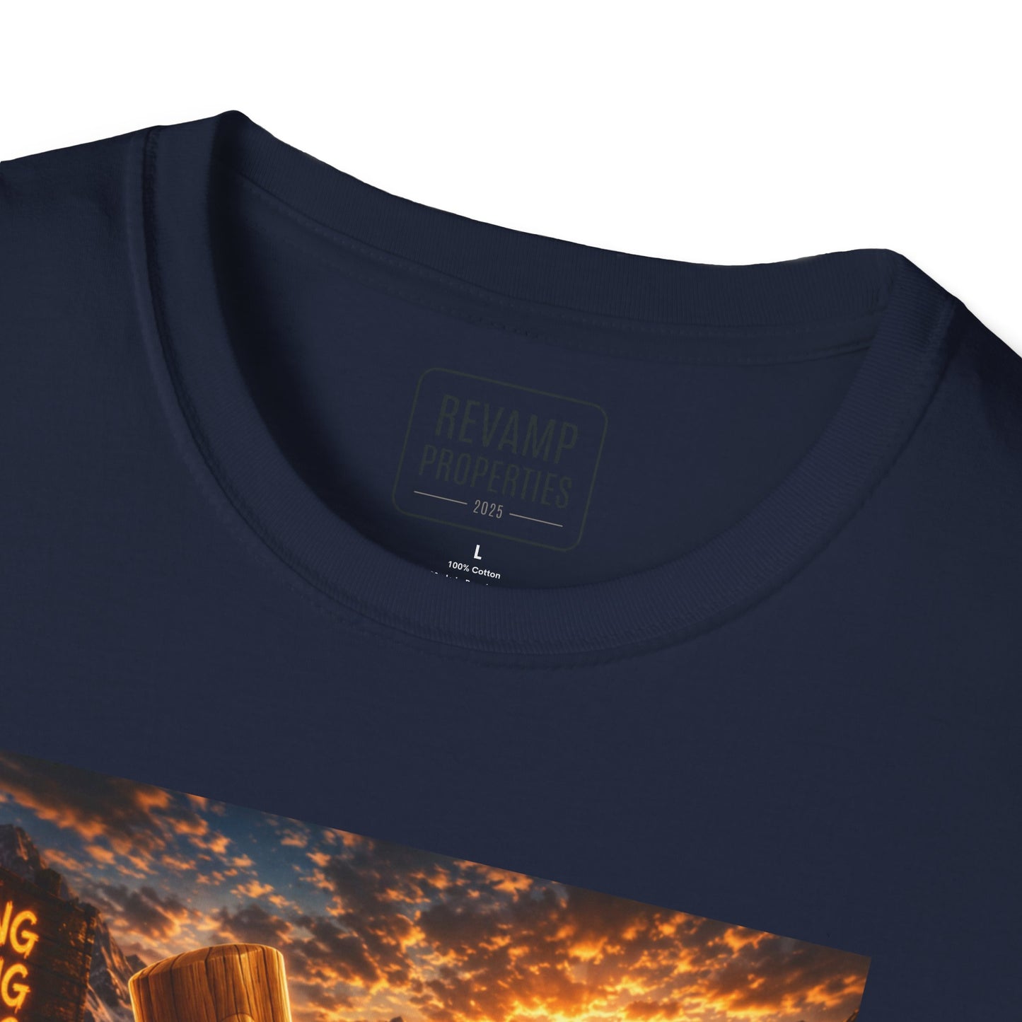 Tung Tung Tung Sahur 2 Wheels On Steel & Fire T-Shirt — "Time To Turn The Tide" Tee