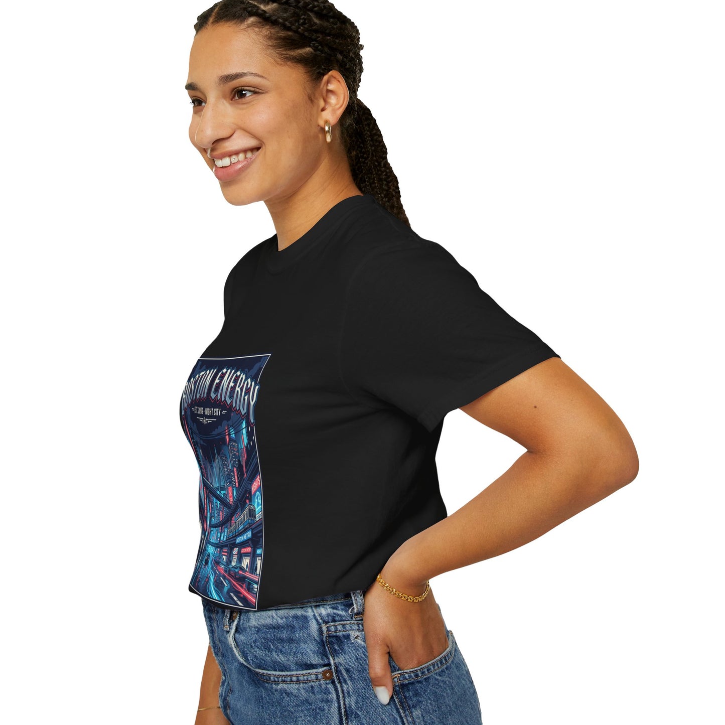 Boston Energy Graphic T-Shirt — Neon City Streetwear