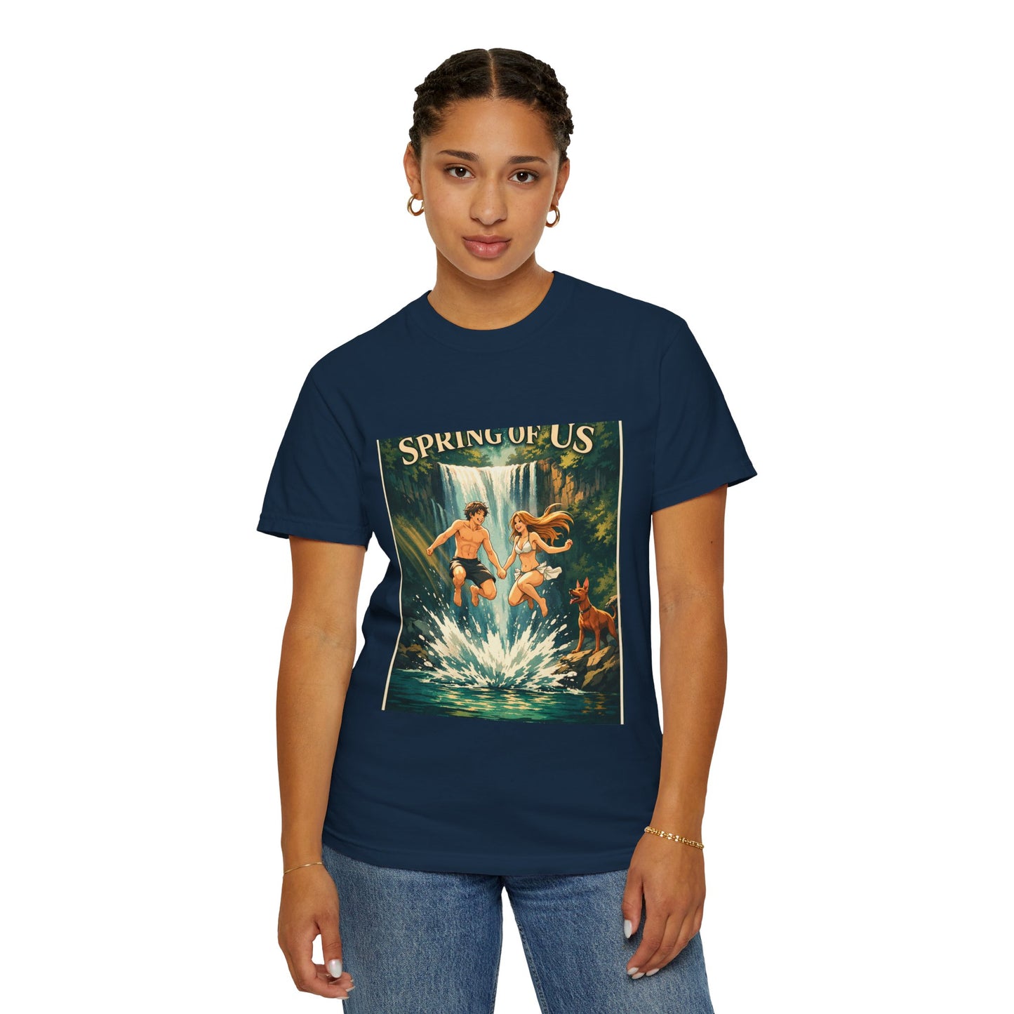 Vintage 'Spring of Us' Waterfall Graphic T-Shirt