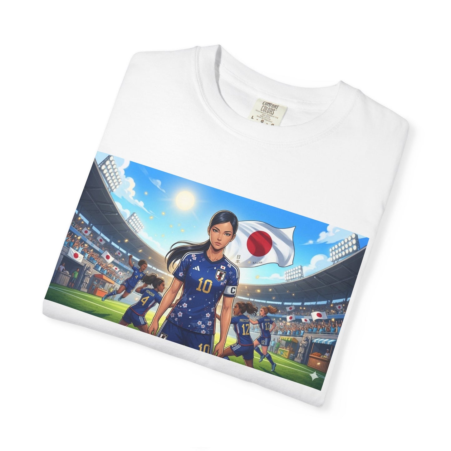 Soccer Player Japan T-Shirt — Japan Flag Soccer Fan Tee