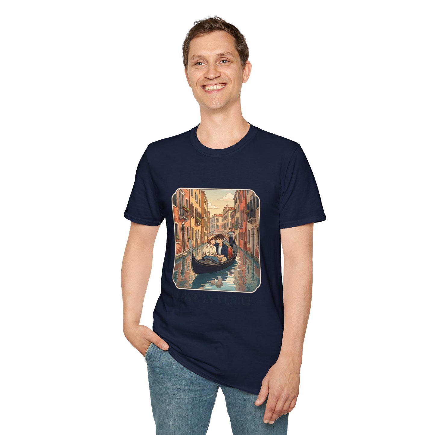 T-Shirt — Love in Venice Gondola Romantic Travel Tee