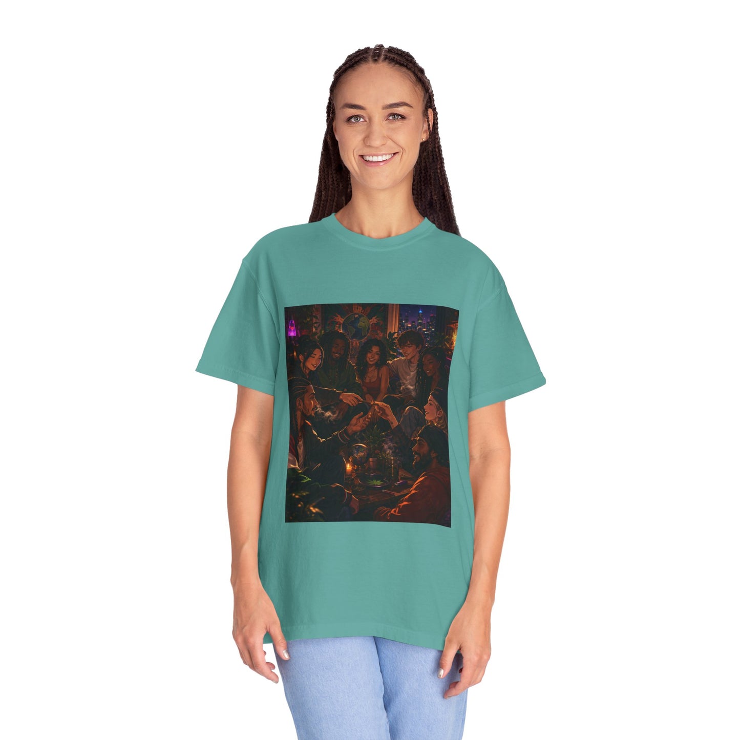 OUR MEMORIES - Vintage Night Party Scene T-Shirt