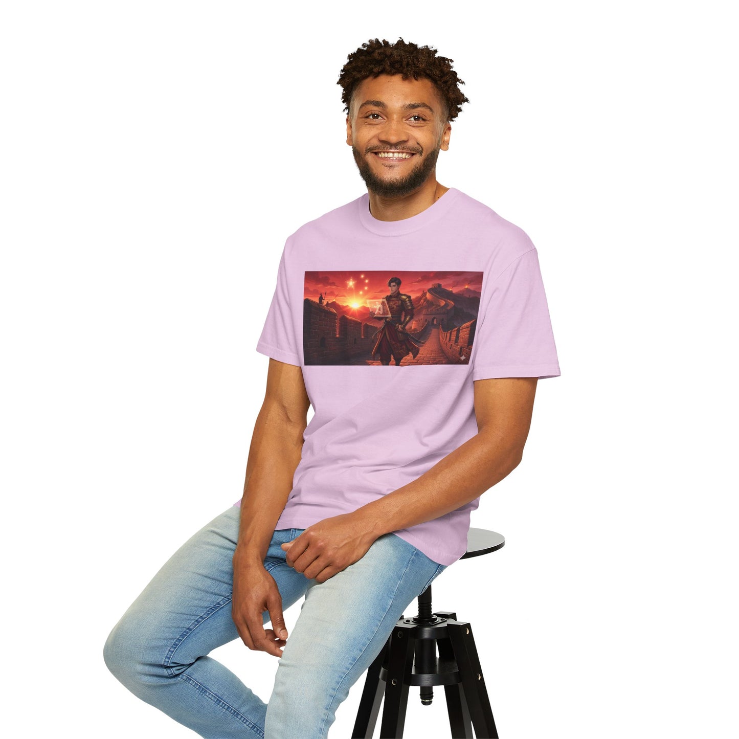 Scout Regiment Sunset T-Shirt — Anime Military Wall Scene