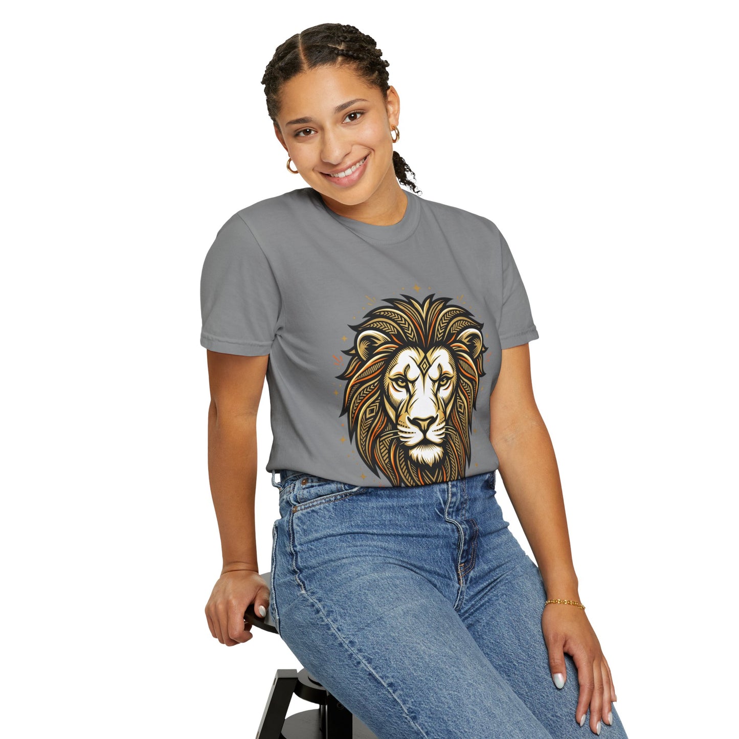 Leo Zodiac Lion T-Shirt — Bold Astrology Graphic Tee