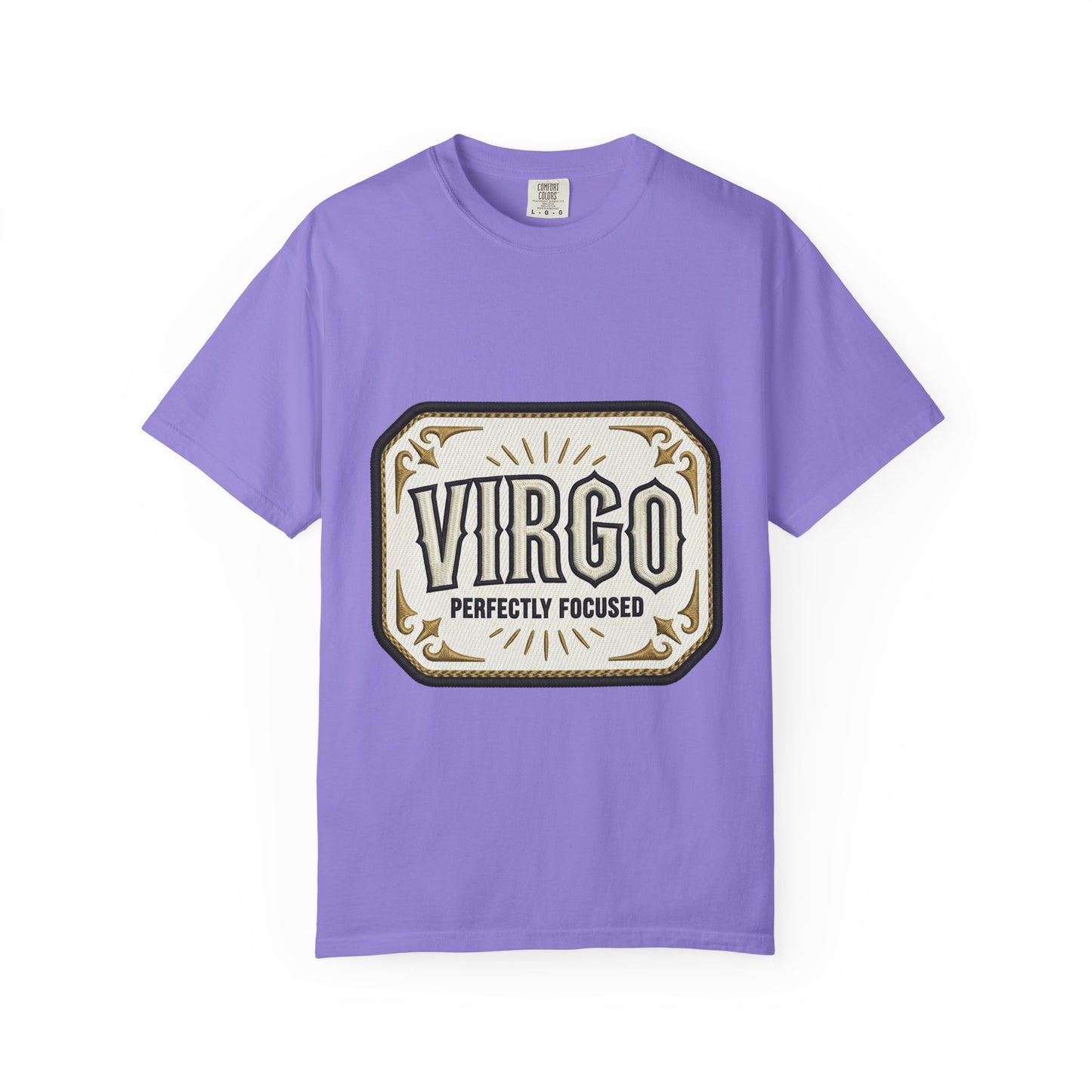 Virgo "Perfectly Focused" Zodiac T-Shirt — Vintage Astrology Tee