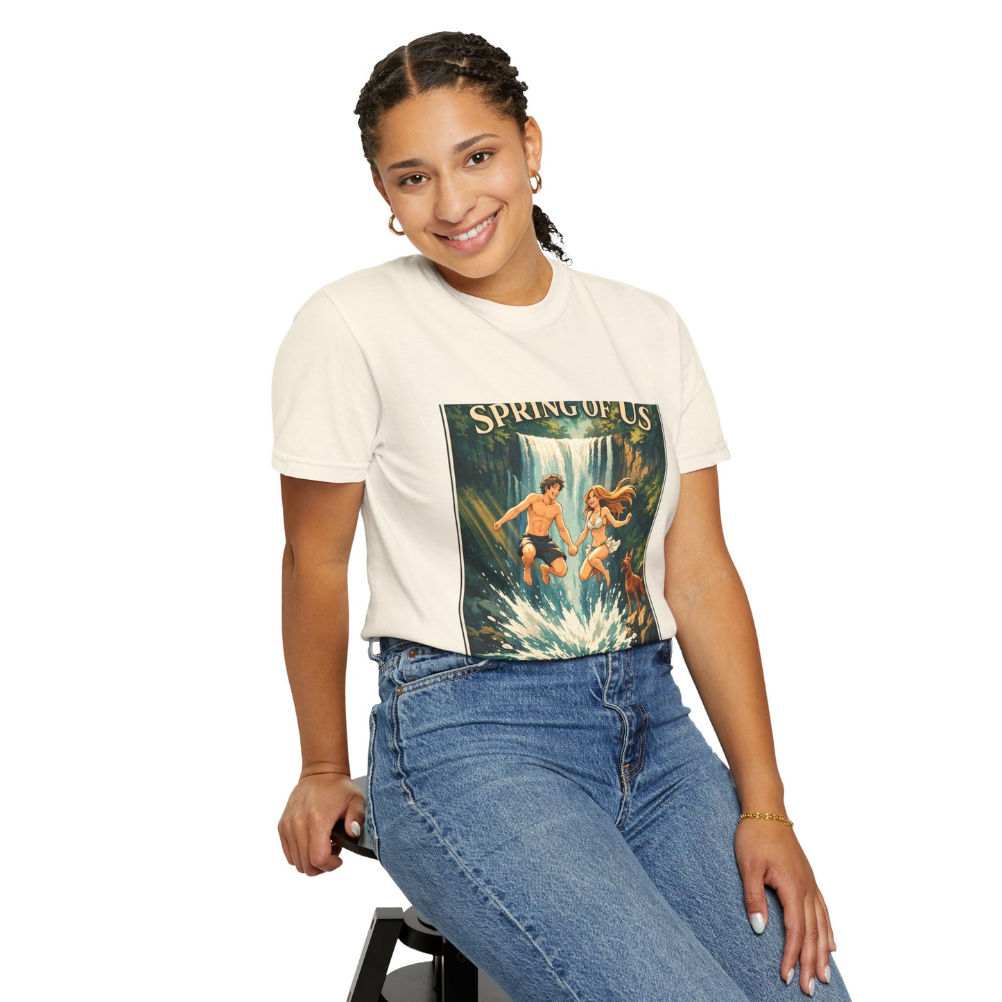Vintage 'Spring of Us' Waterfall Graphic T-Shirt