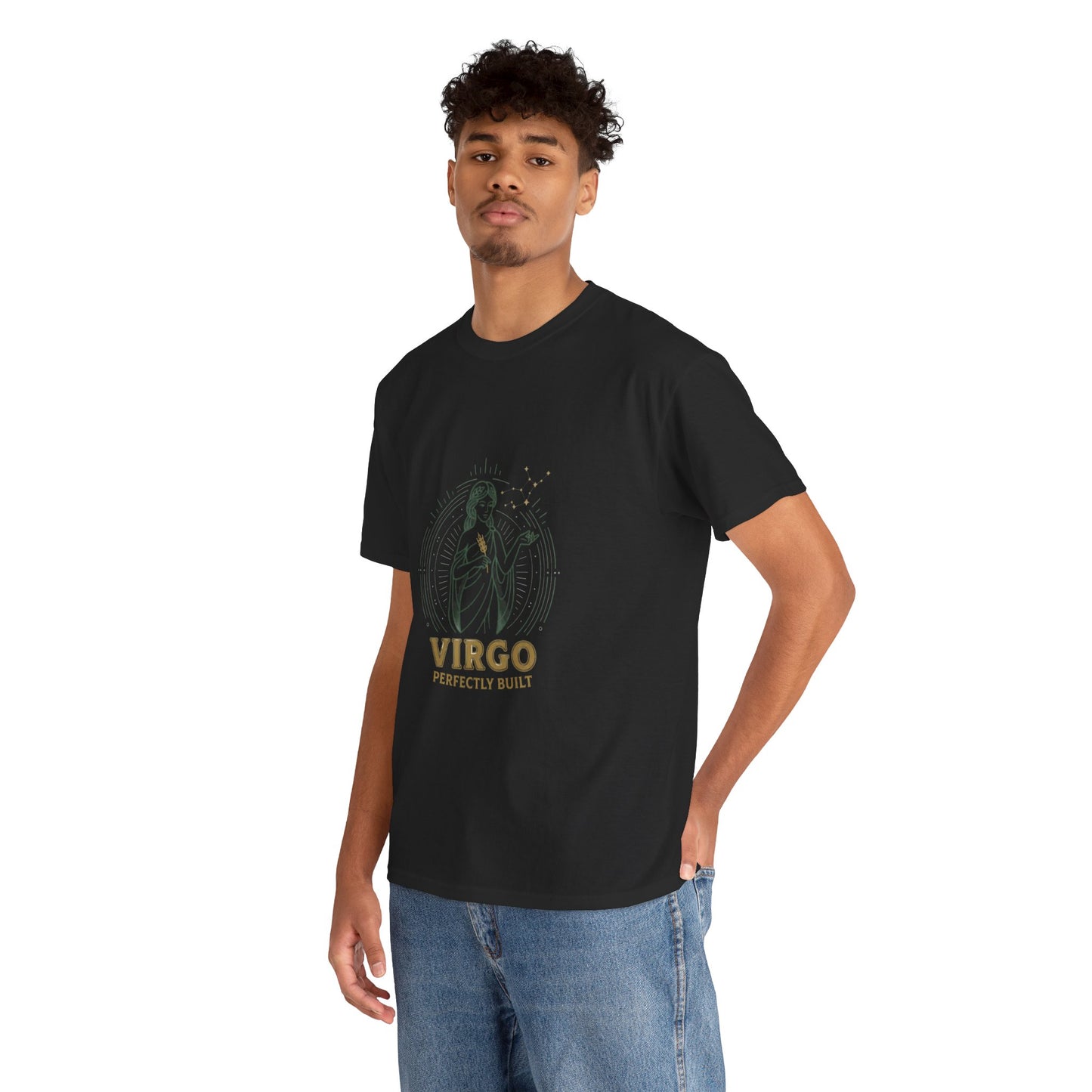 Virgo 'Perfectly Built' Zodiac T-Shirt — Astrology Graphic Tee