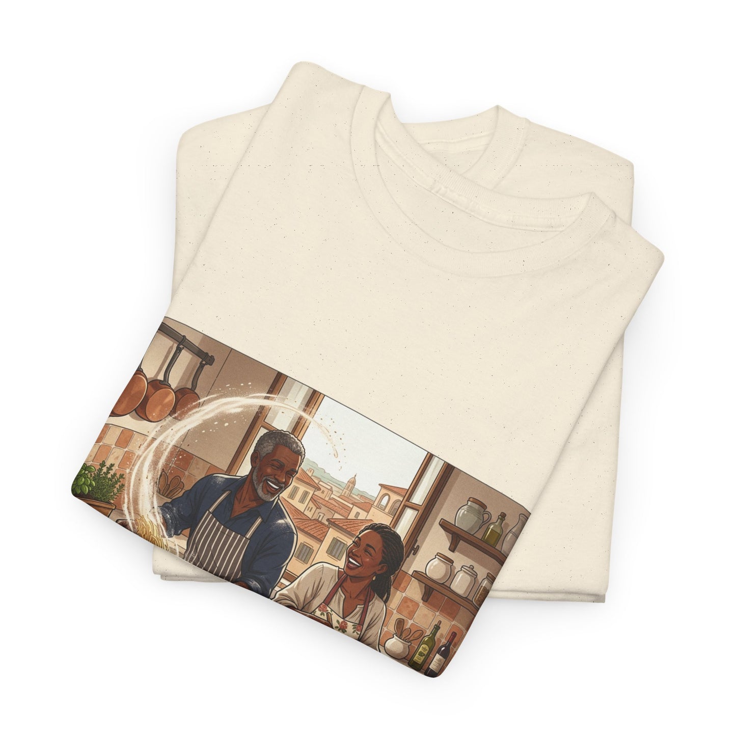 T-Shirt — 'Cooking Disaster — Rome' Illustrated Cooking Tee