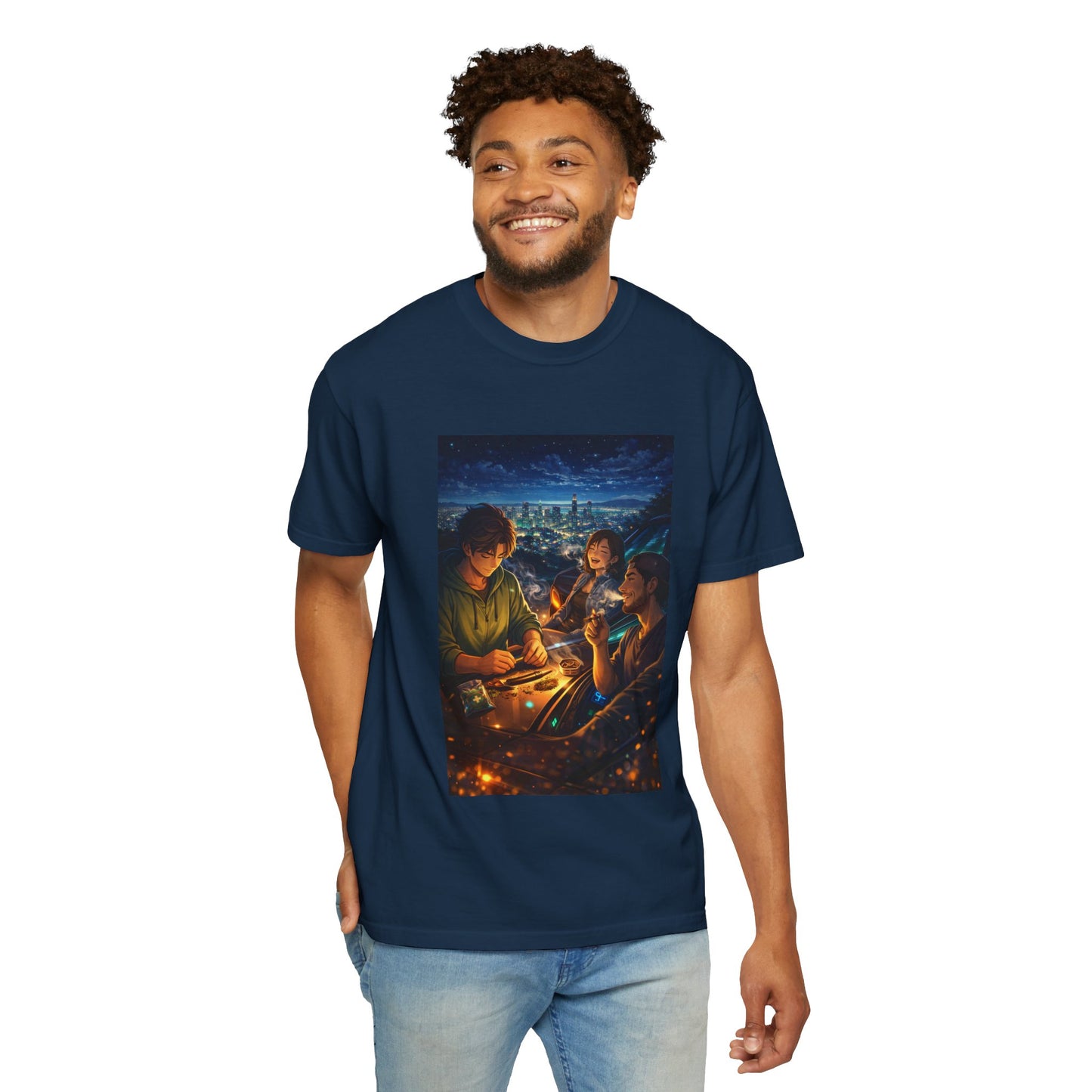 ROAD TRIP SMOKE SESSION-Unisex Garment-Dyed T-shirt