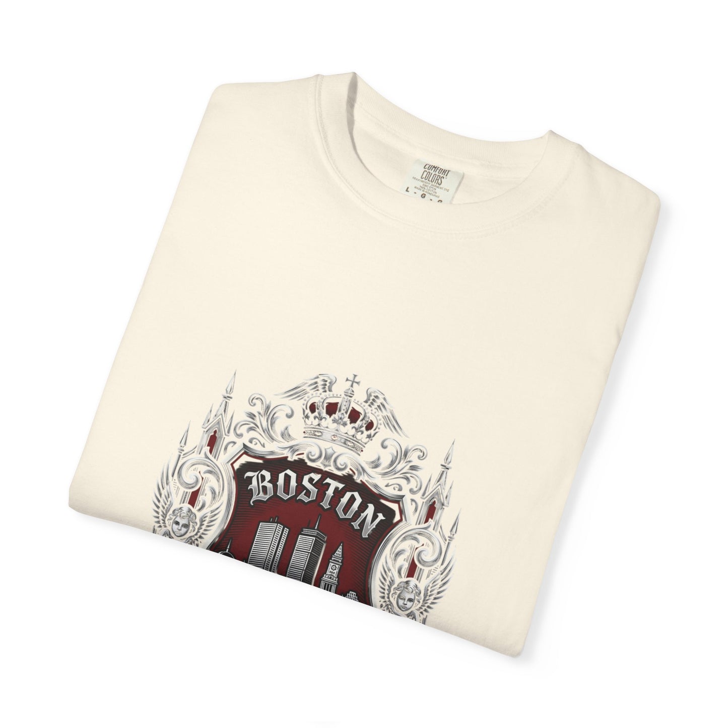 Boston Energy Vintage Crest T-Shirt — Retro City Skyline Tee