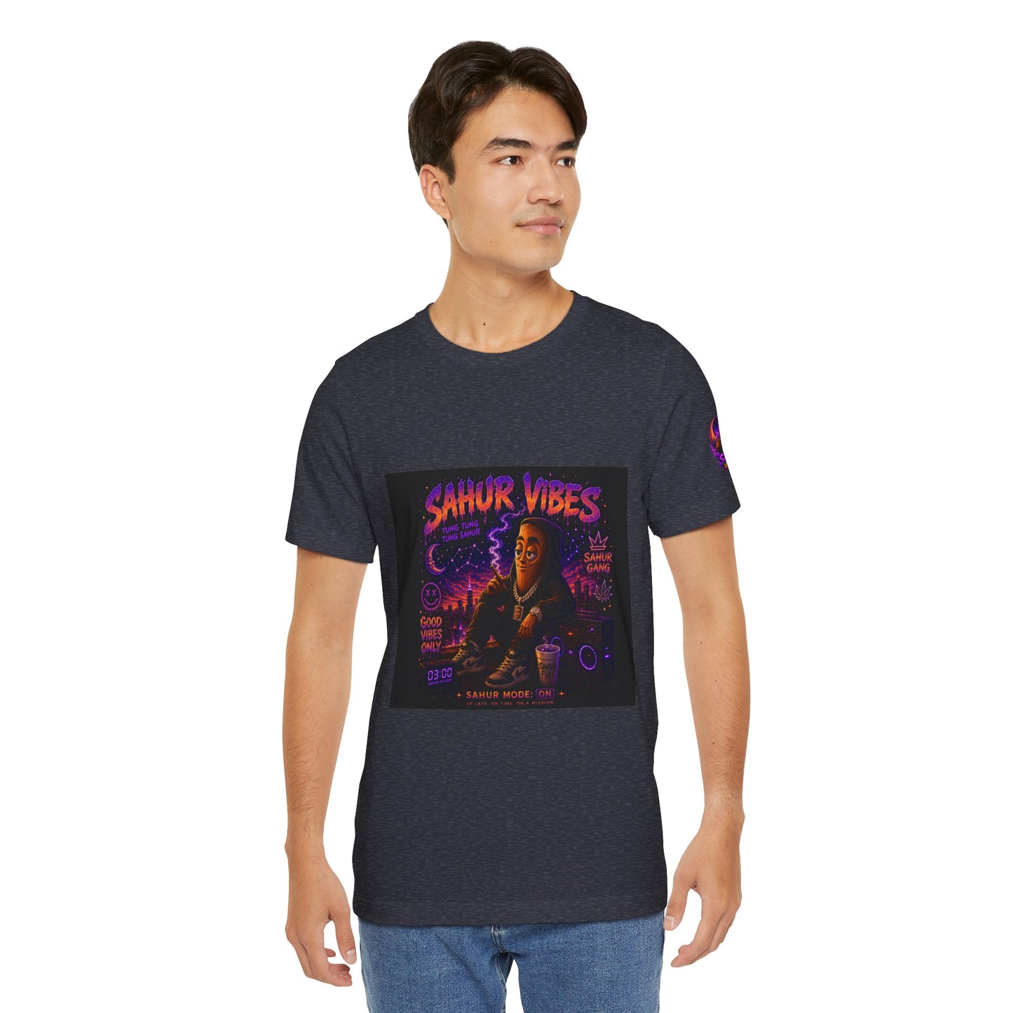 Tung Tung Tung Sahur SOLO Night Smoke DOLO Tee — Urban Chill Cartoon Design