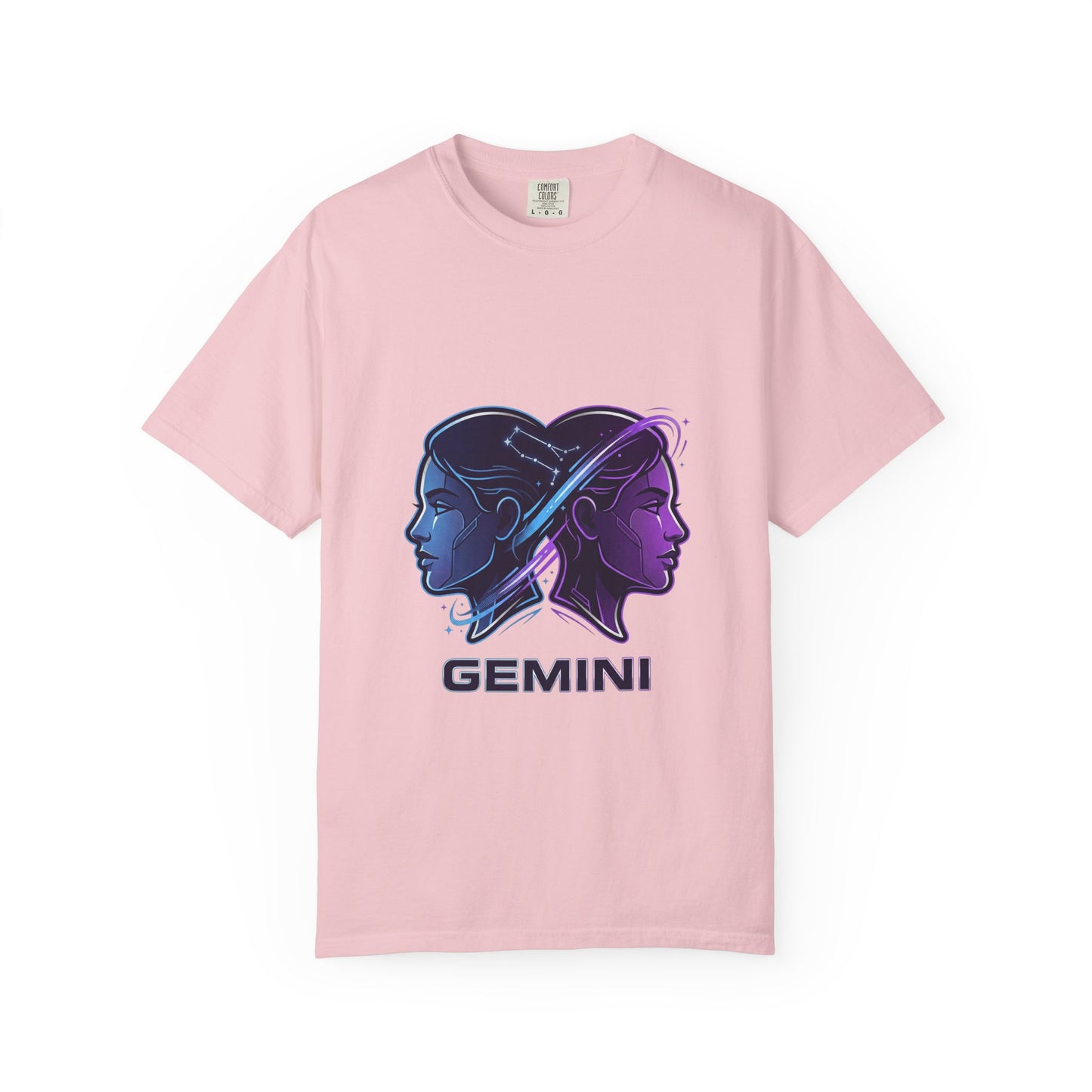 Gemini Zodiac T‑Shirt — Dual Faces Astrology Tee