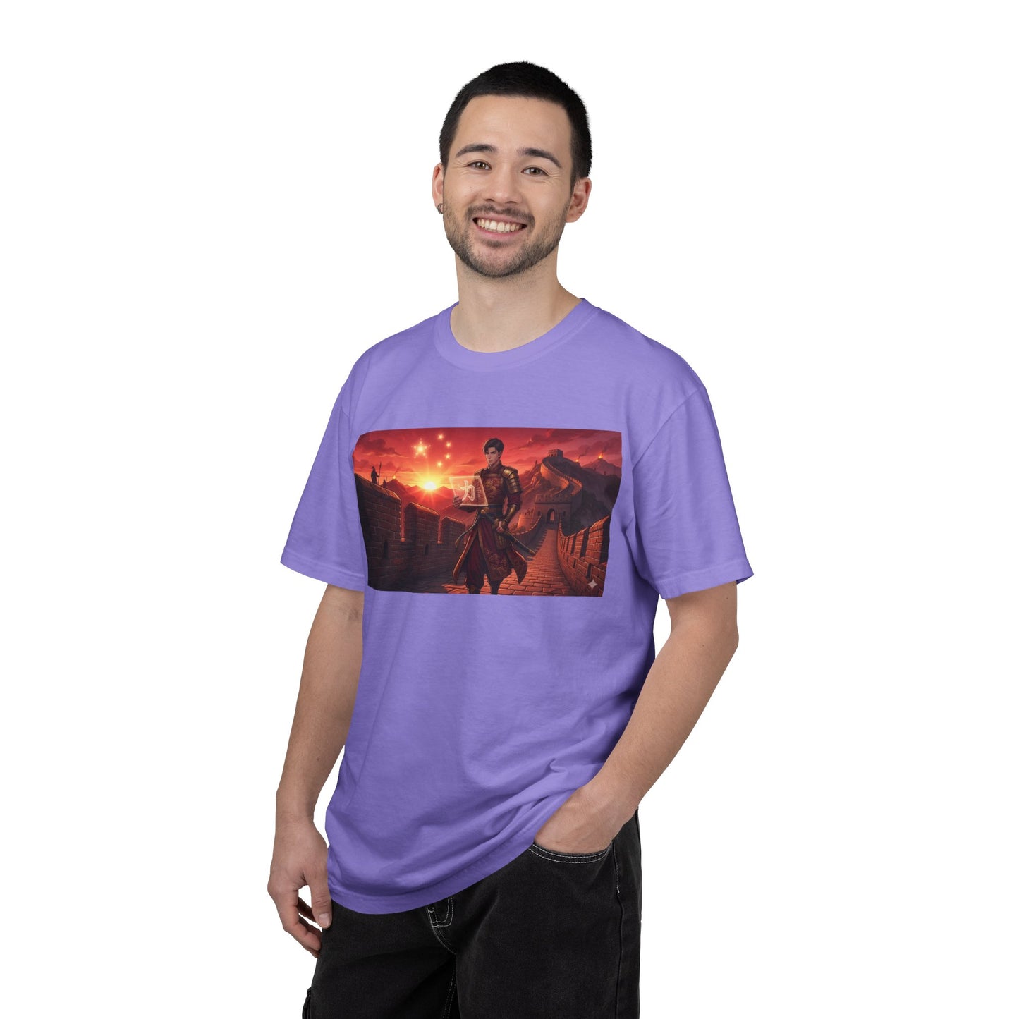 Scout Regiment Sunset T-Shirt — Anime Military Wall Scene