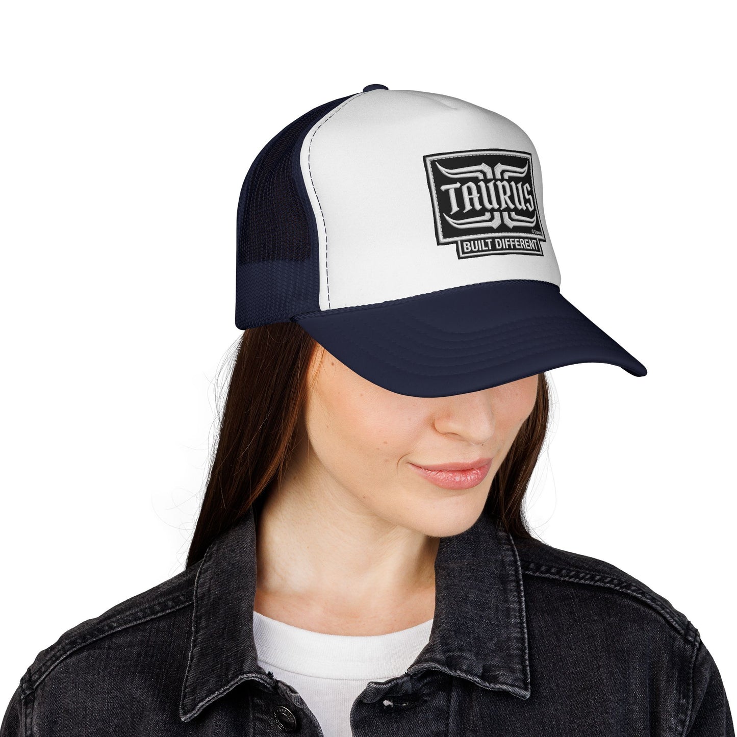 Taurus 'Built Different' Trucker Hat — Zodiac Snapback Cap