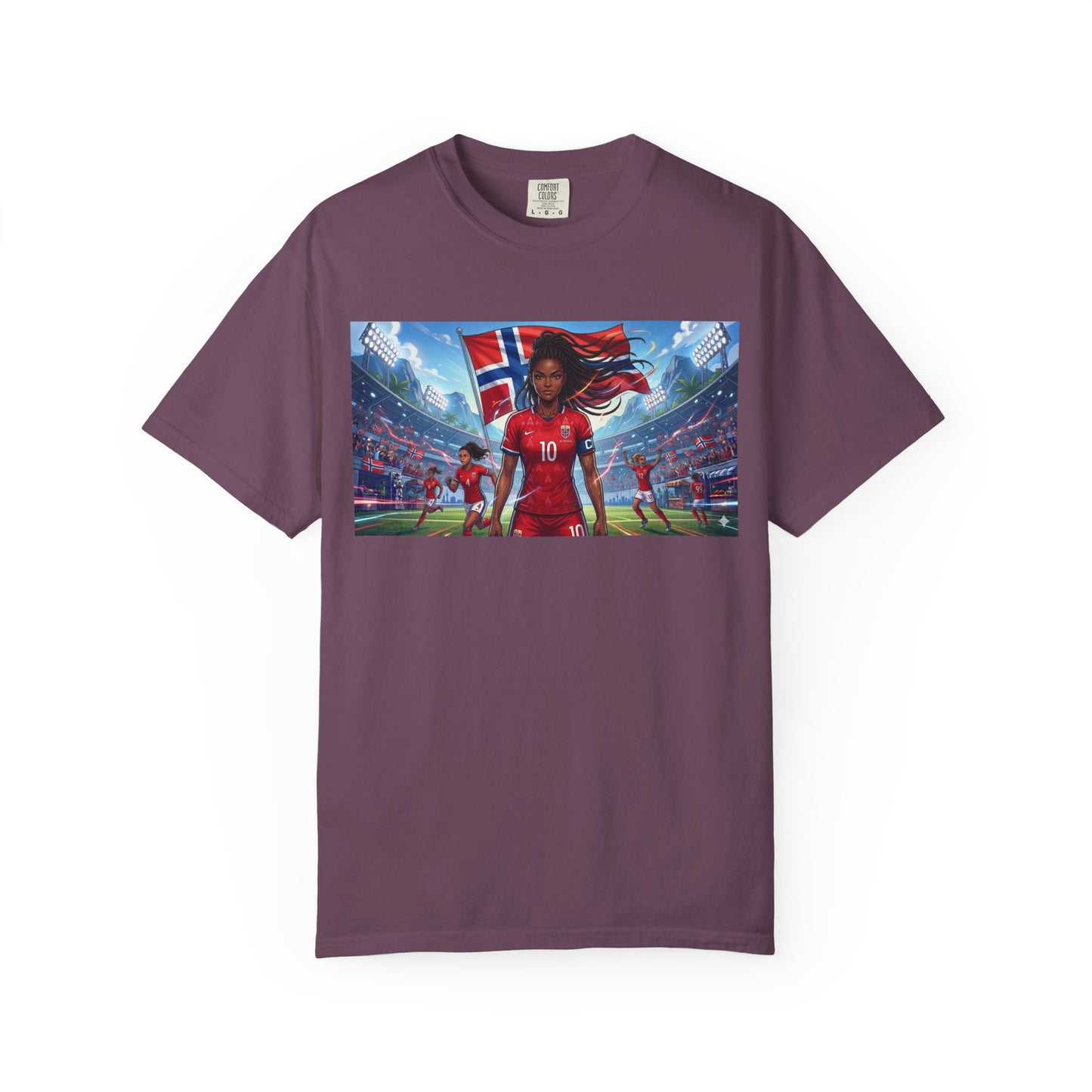 COMMANDER Norway – Female Unisex Garment-Dyed T-shirt