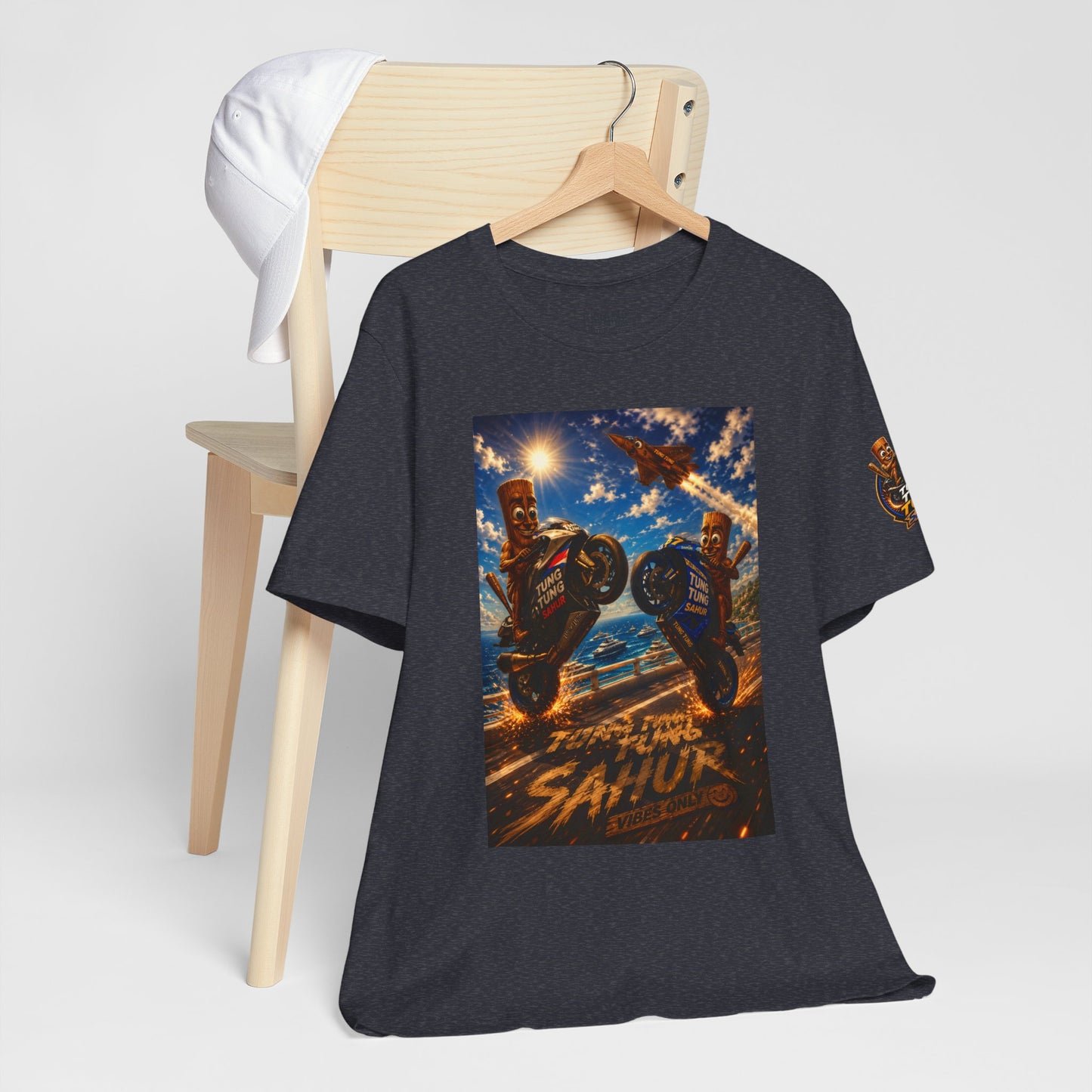 Motorcycle Stunt Tee — Sahara Riders Graphic T-Shirt