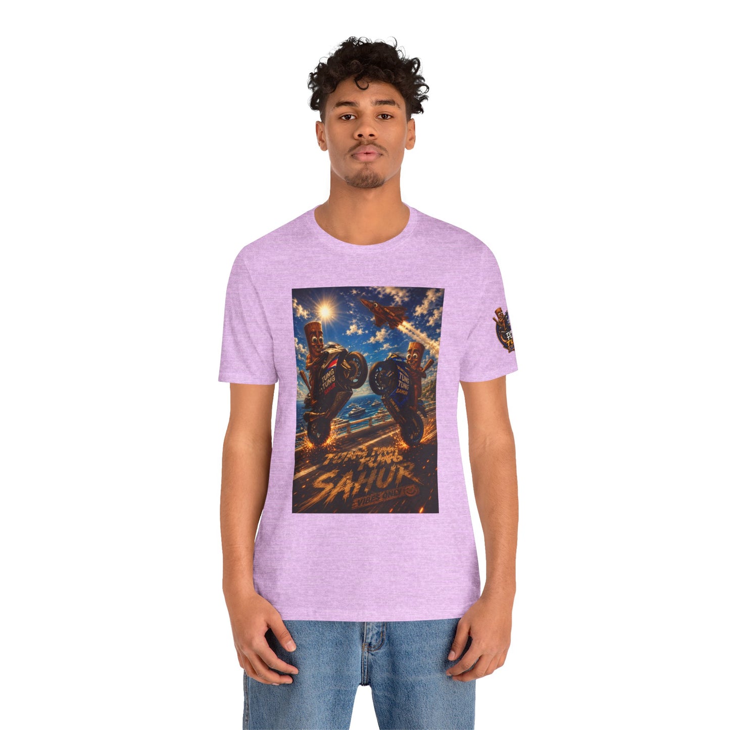 Motorcycle Stunt Tee — Sahara Riders Graphic T-Shirt