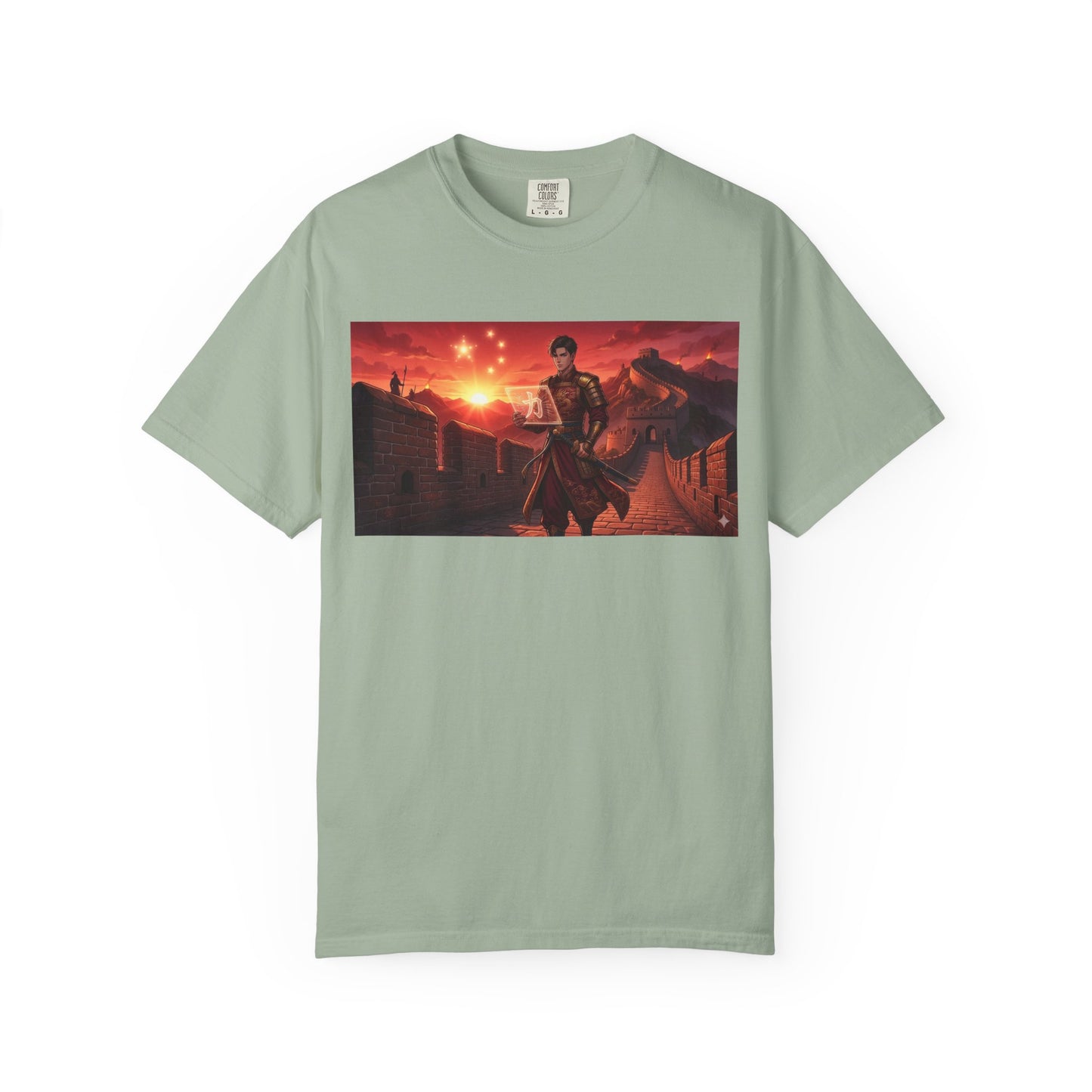 Scout Regiment Sunset T-Shirt — Anime Military Wall Scene
