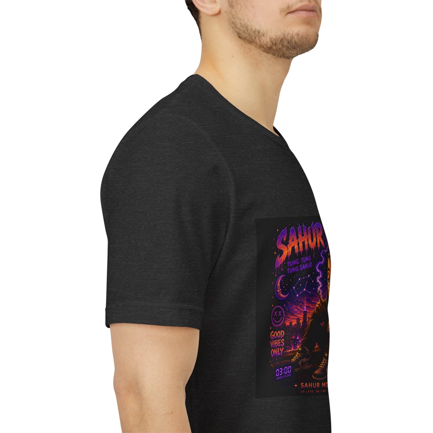 Tung Tung Tung Sahur SOLO Night Smoke DOLO Tee — Urban Chill Cartoon Design