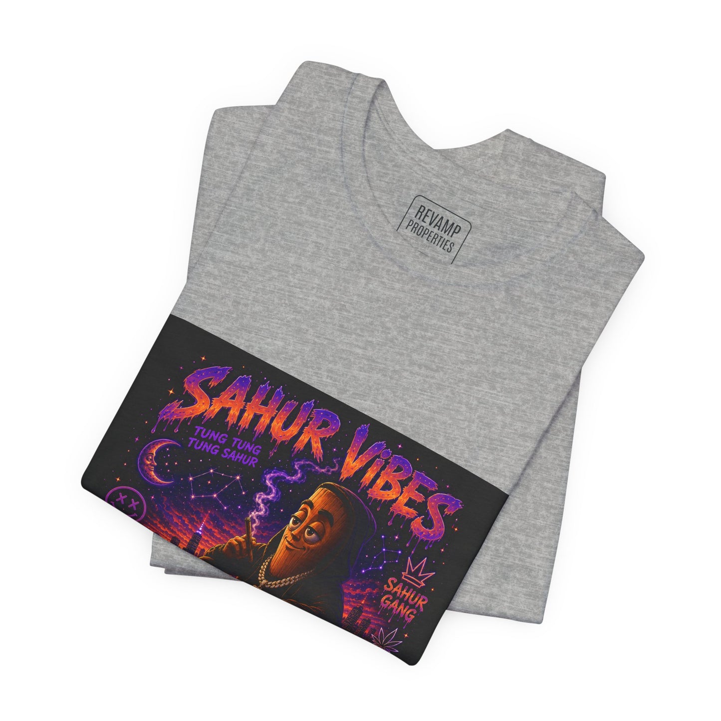Tung Tung Tung Sahur SOLO Night Smoke DOLO Tee — Urban Chill Cartoon Design