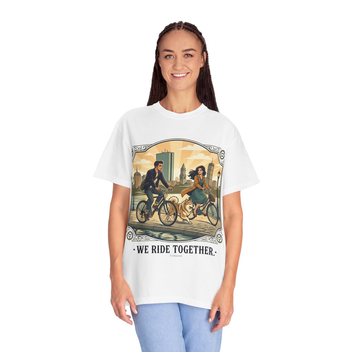 We Ride Together Bicycle Couple T-Shirt