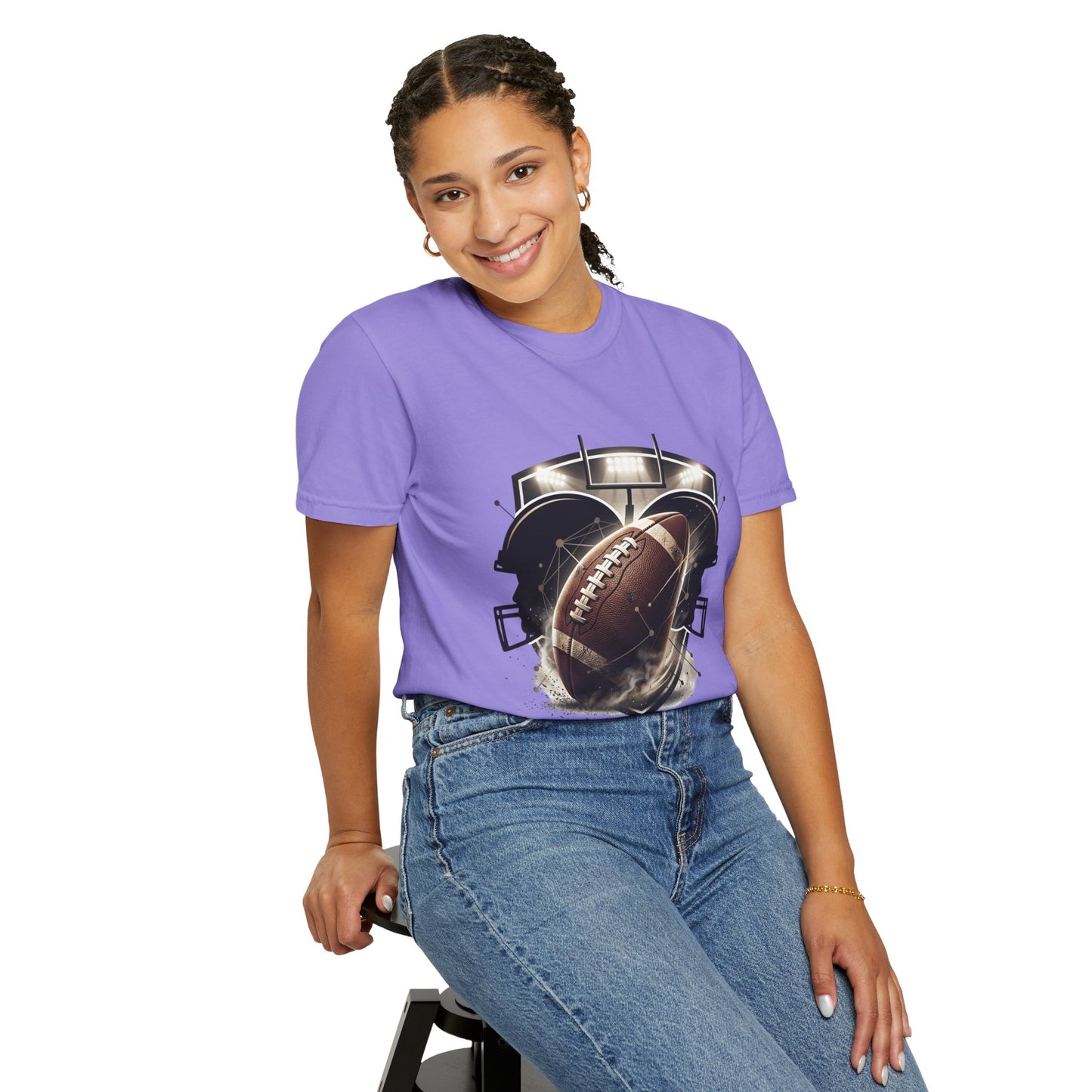 Football T-Shirt — "United Through the Game" Team Spirit Tee