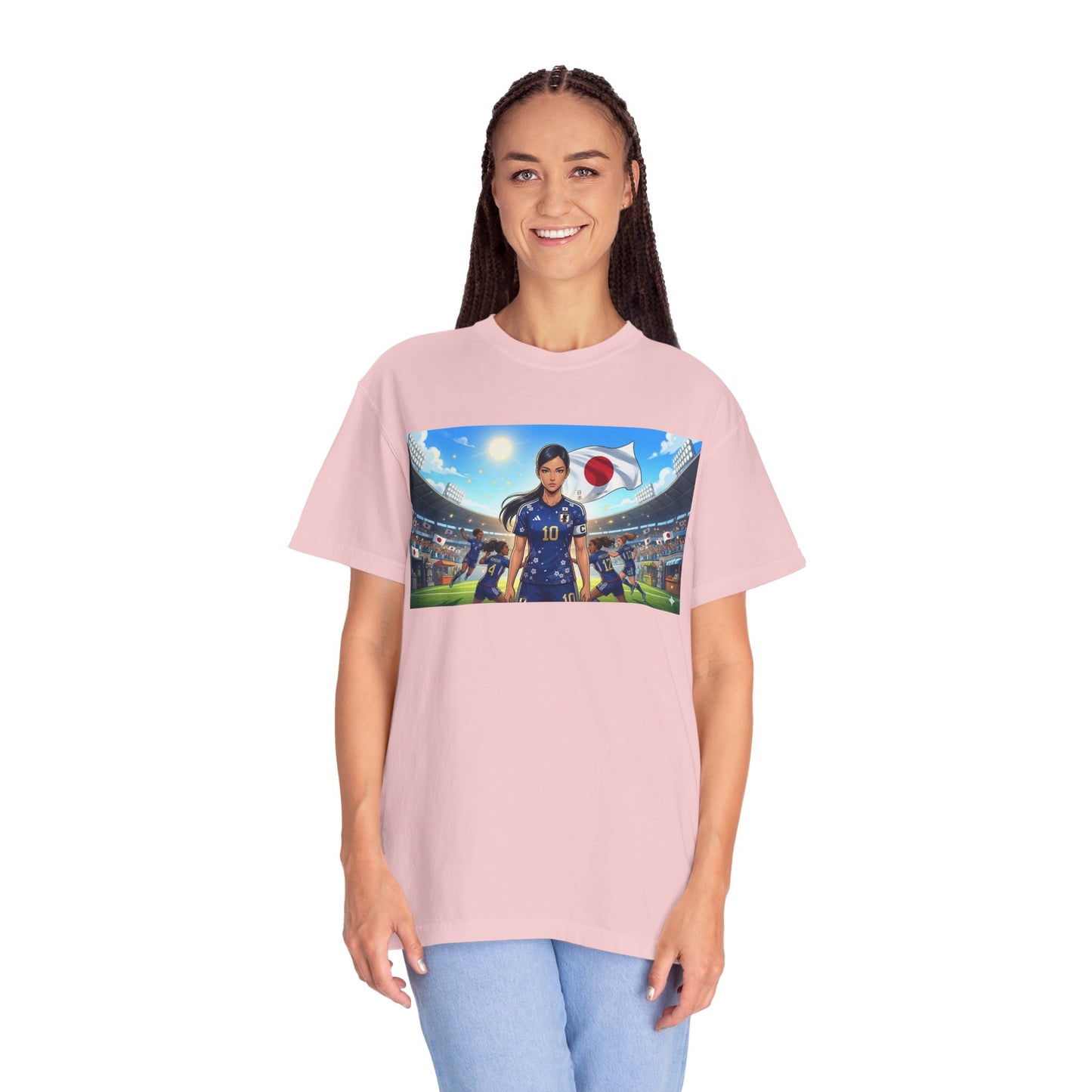 Soccer Player Japan T-Shirt — Japan Flag Soccer Fan Tee