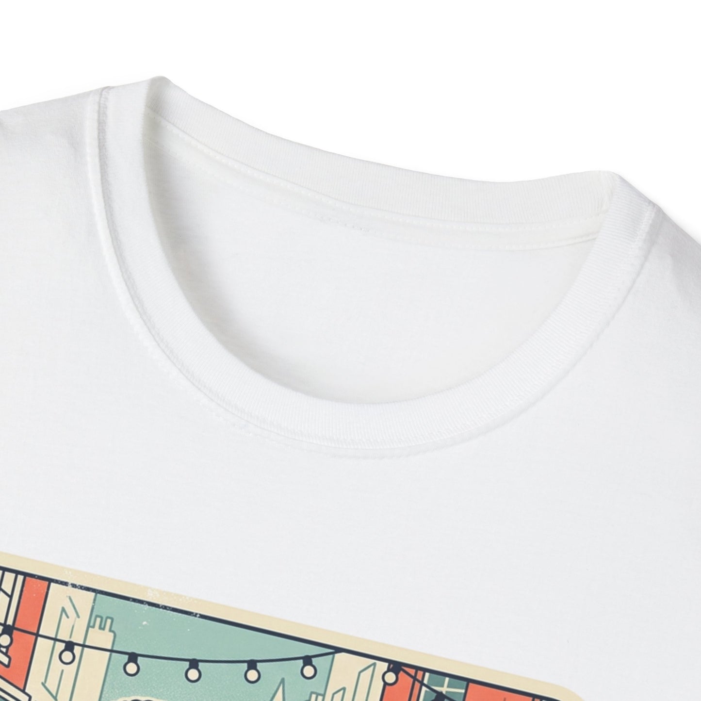 Flower Market Date — London T-Shirt — Retro Couple Floral Market Graphic Tee