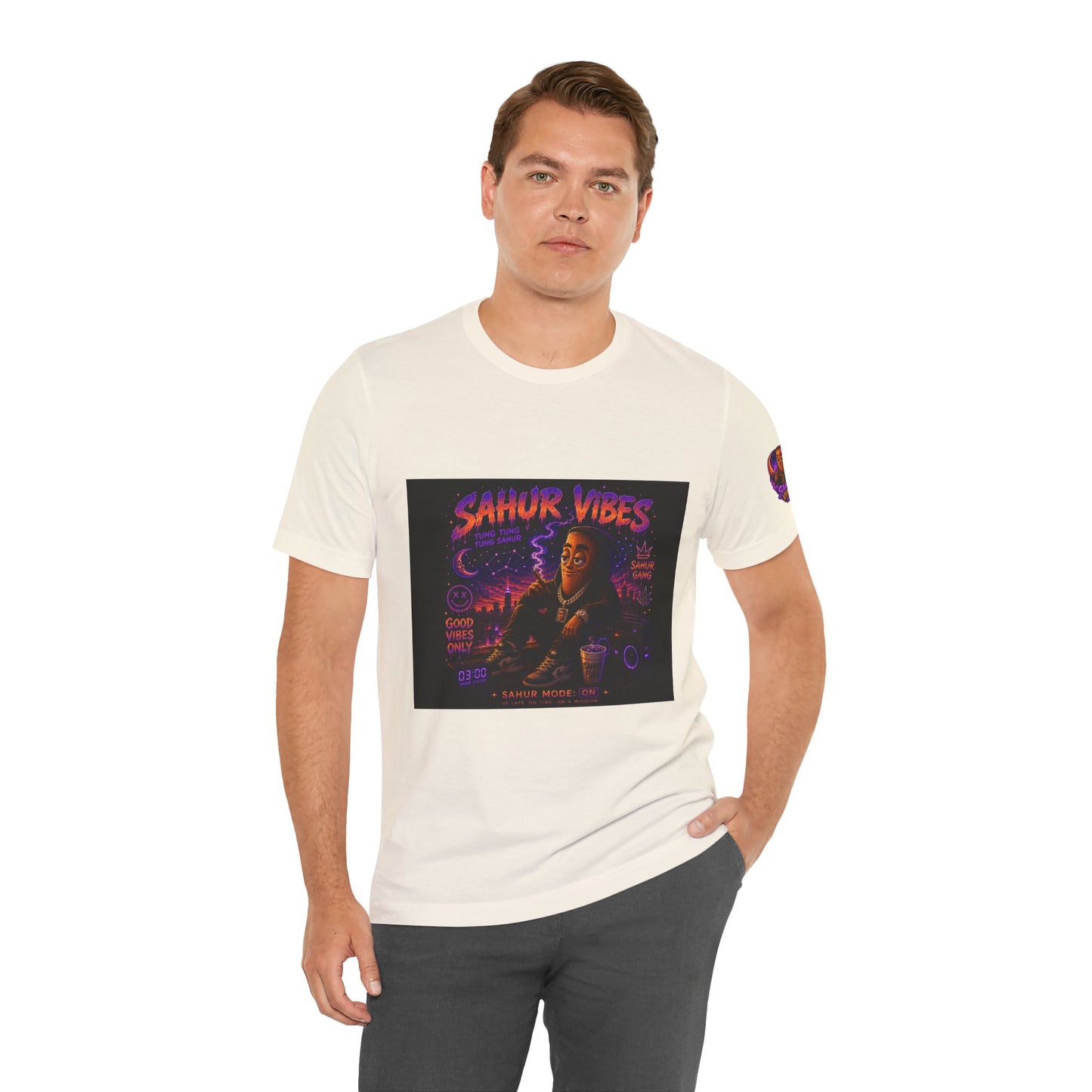 Tung Tung Tung Sahur SOLO Night Smoke DOLO Tee — Urban Chill Cartoon Design