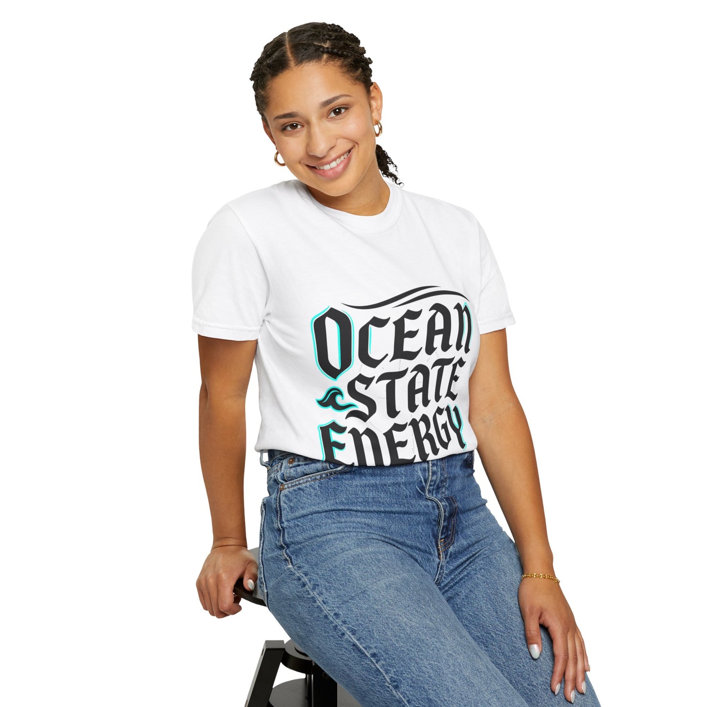 Ocean State Energy T-Shirt — Nautical Script Graphic Tee