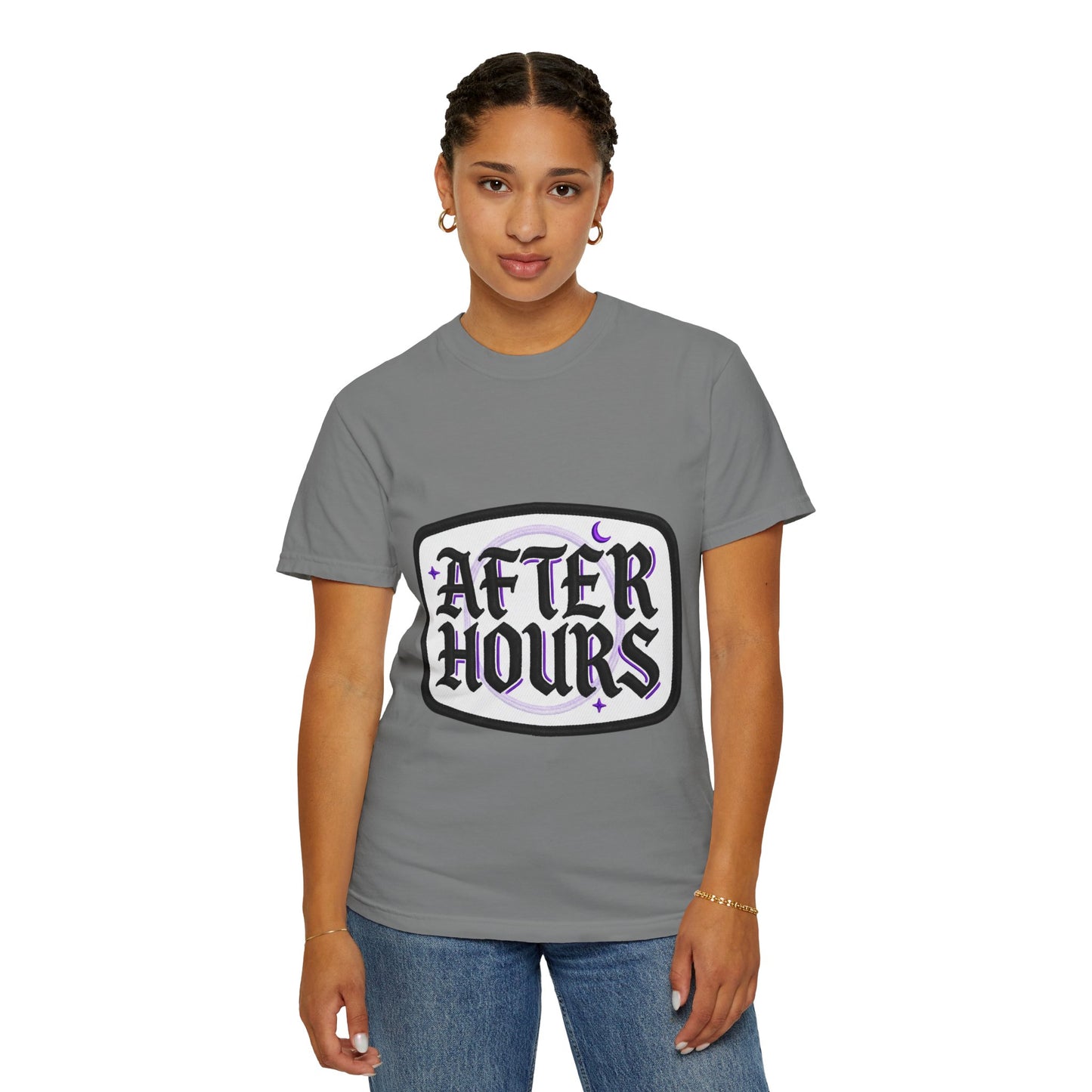 After Hours Graphic T-Shirt — Gothic Moon Lounge Tee