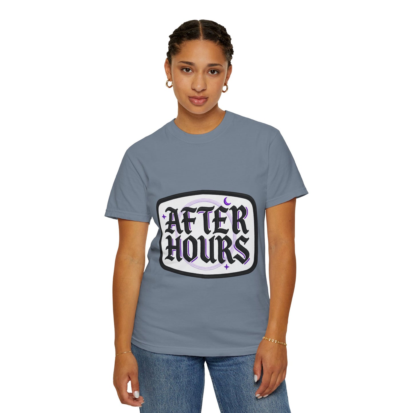 After Hours Graphic T-Shirt — Gothic Moon Lounge Tee