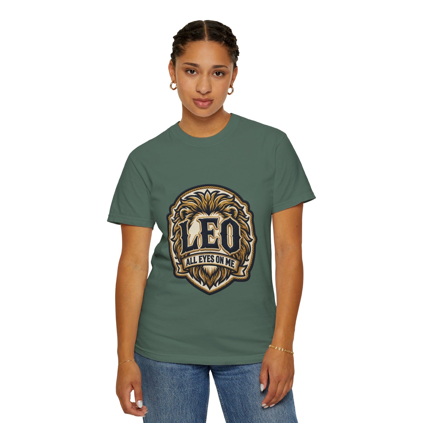 Leo 'All Eyes On Me' Zodiac T-Shirt — Bold Lion Astrology Tee