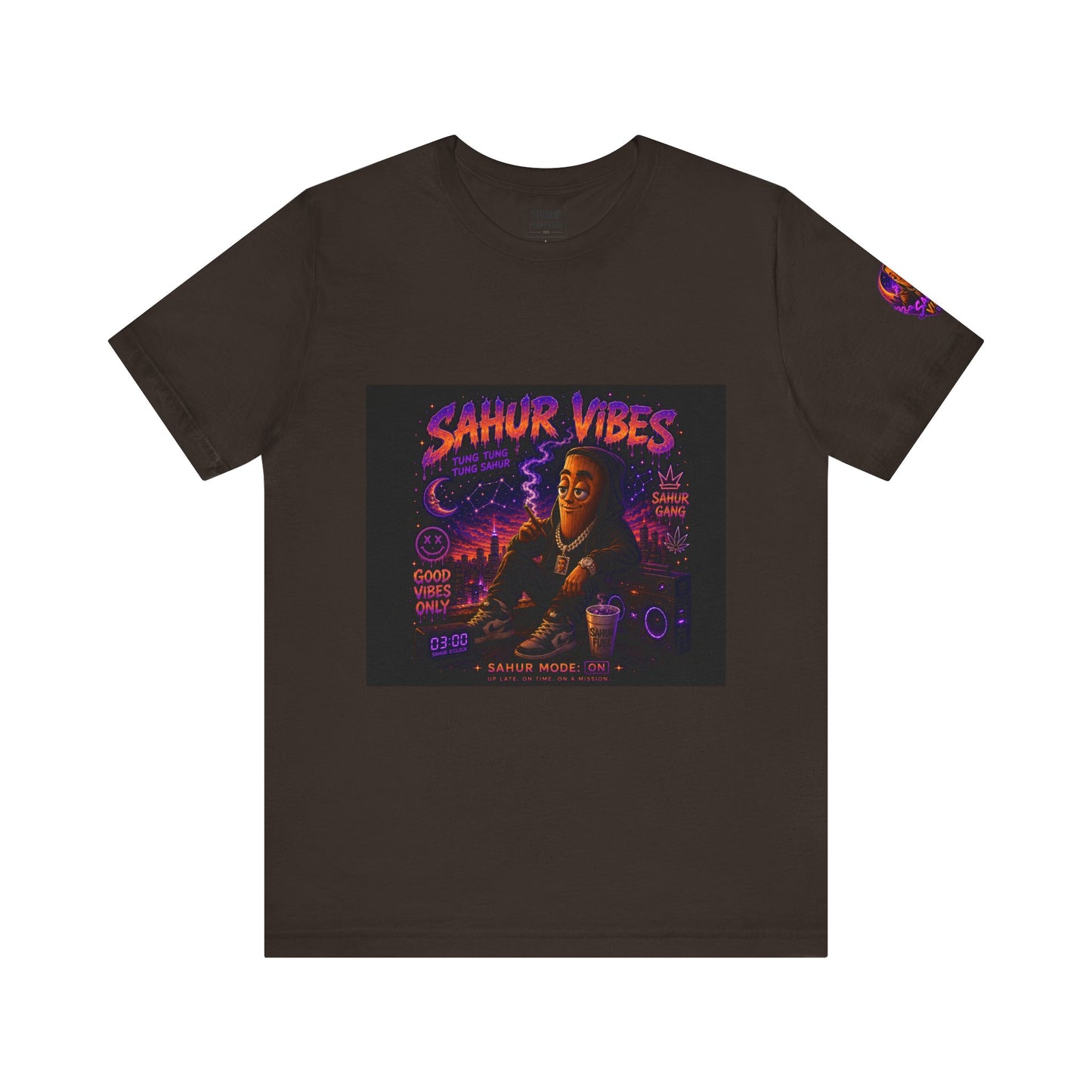 Tung Tung Tung Sahur SOLO Night Smoke DOLO Tee — Urban Chill Cartoon Design