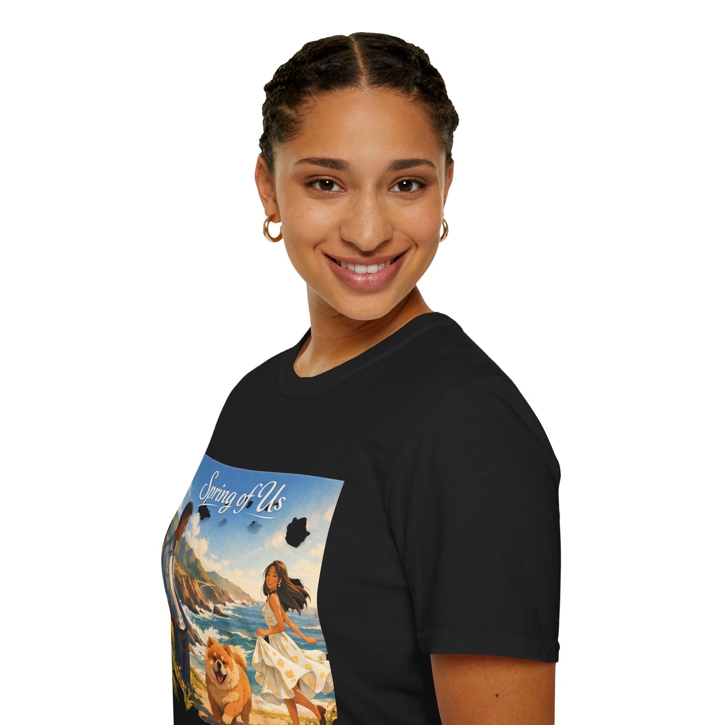 Spring of Us T-Shirt — Romantic Coastal Illustration Tee