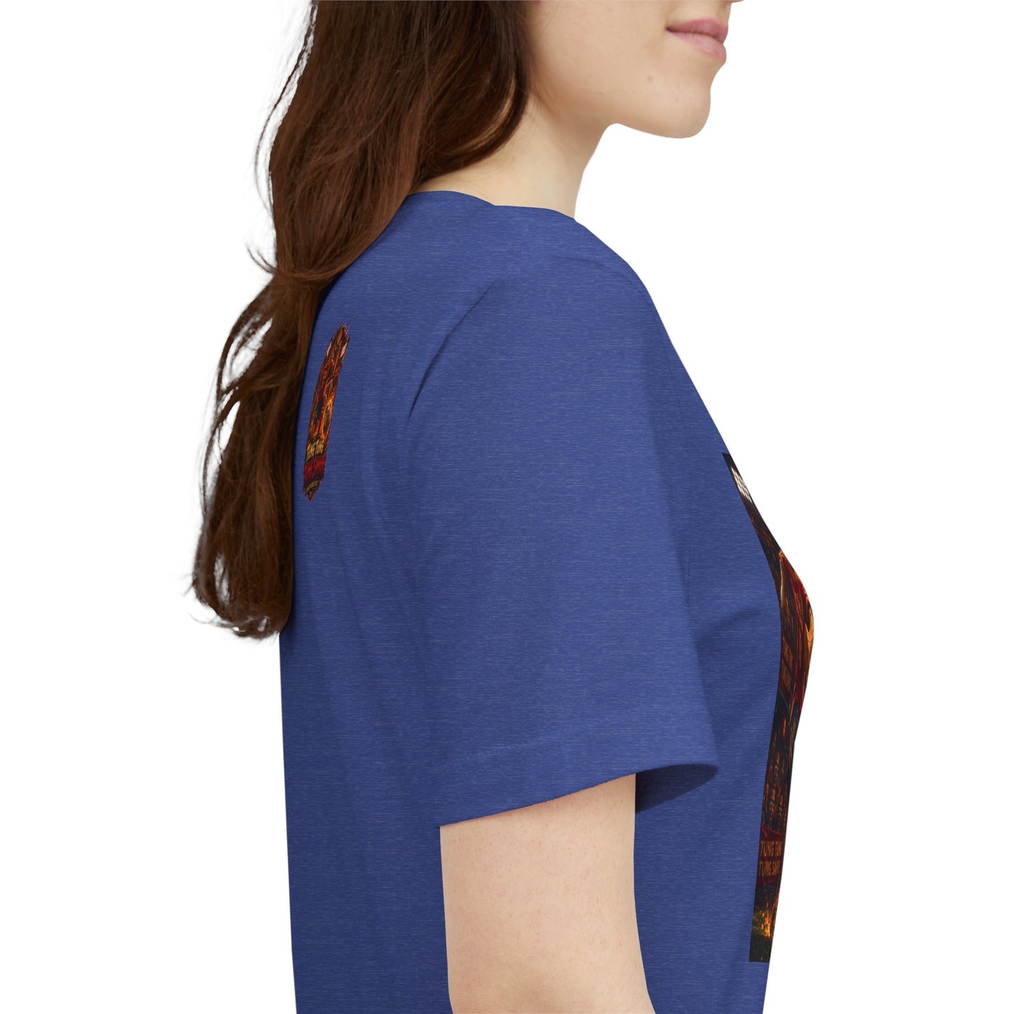 Tung Tung Tung Sahur Soccer Kick Firestorm Graphic Tee — ‘Goal’ Animated Kick Design