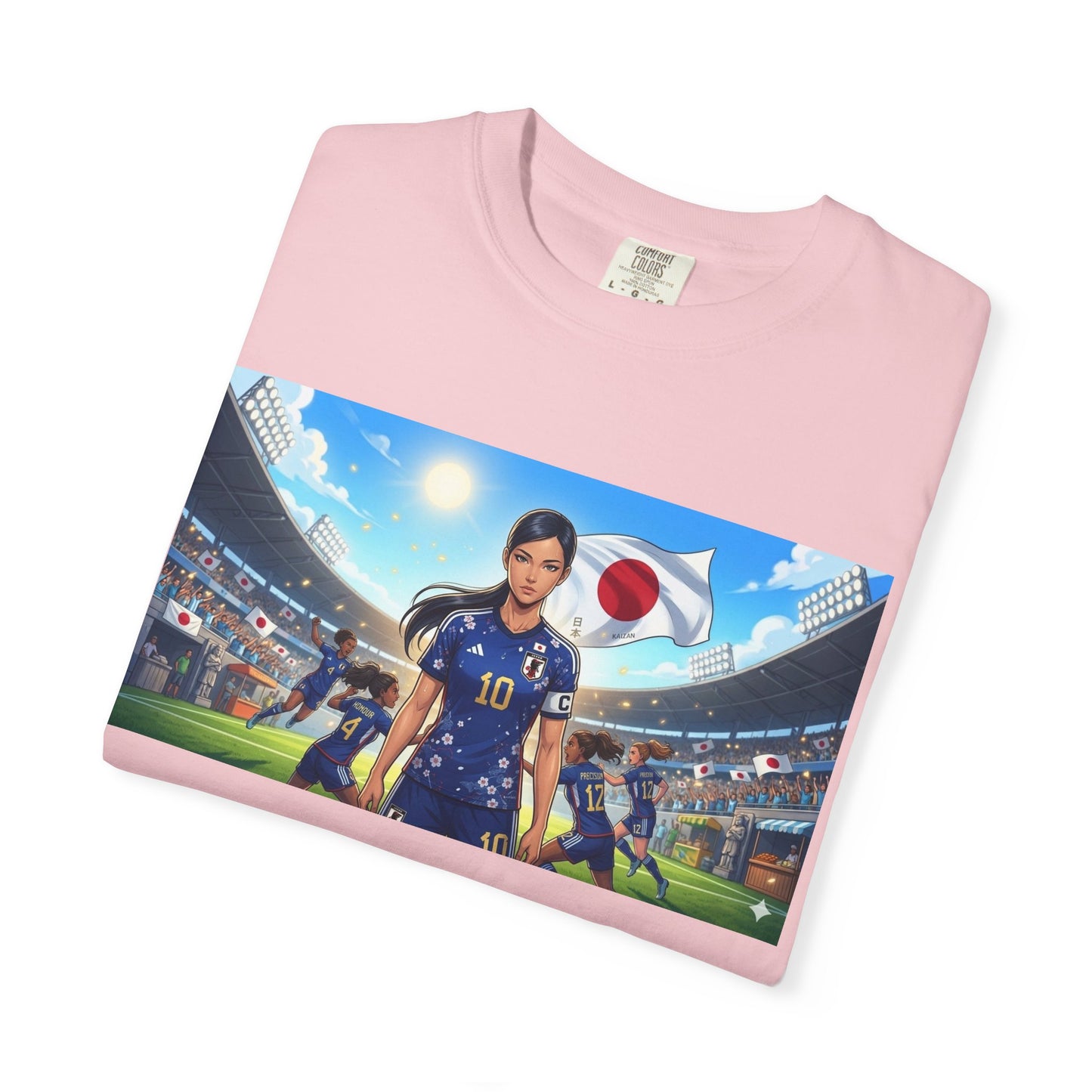 Soccer Player Japan T-Shirt — Japan Flag Soccer Fan Tee