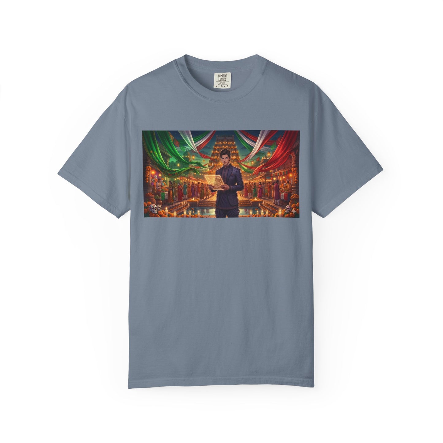 Mexican Festival Night T-Shirt — Cinematic Streets Graphic Tee