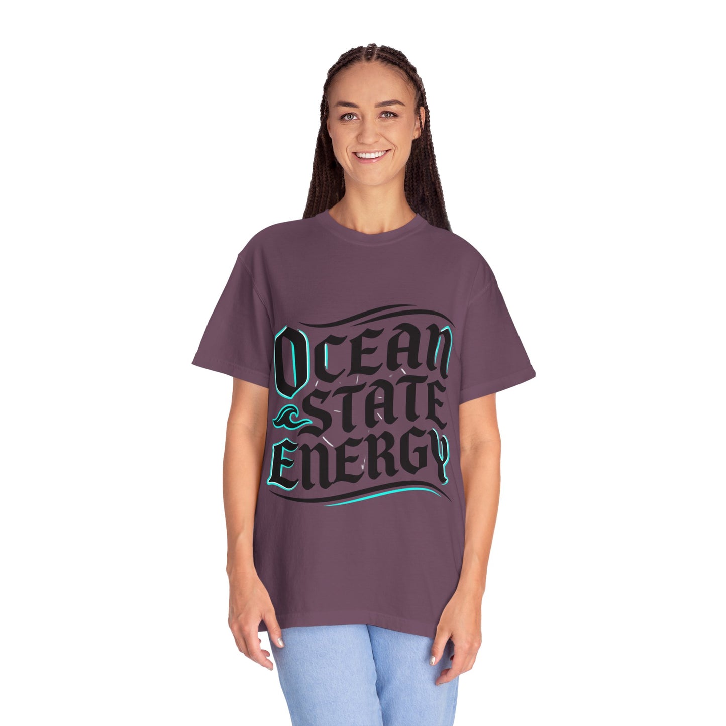 Ocean State Energy T-Shirt — Nautical Script Graphic Tee
