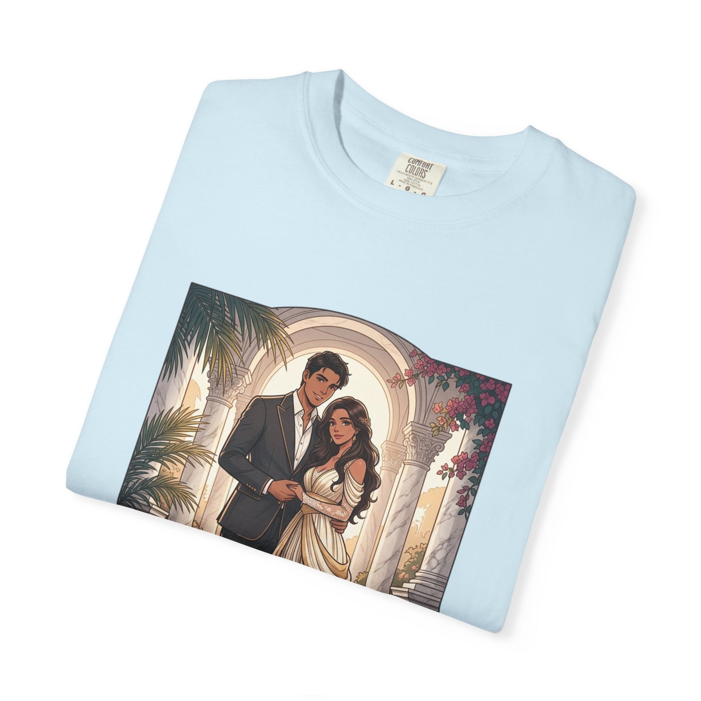 Romantic Vintage Wedding Portrait T-Shirt — "In Every Lifetime, I'd Find You"