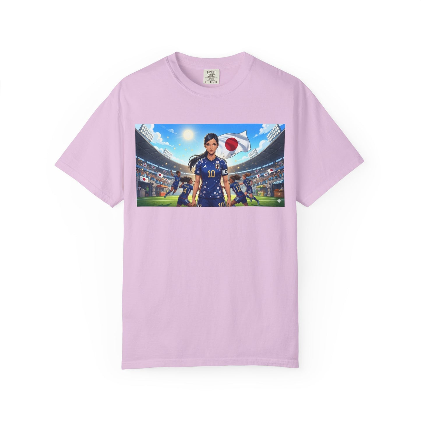 Soccer Player Japan T-Shirt — Japan Flag Soccer Fan Tee