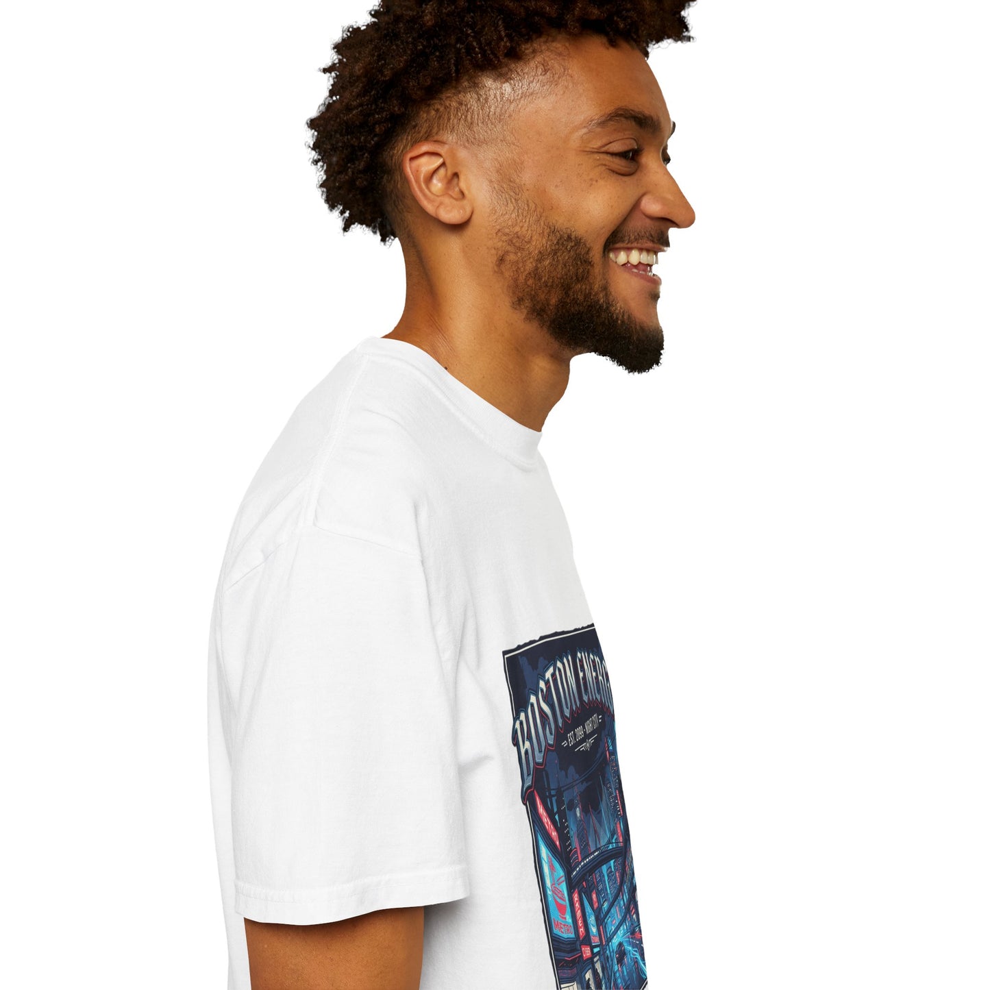 Boston Energy Graphic T-Shirt — Neon City Streetwear