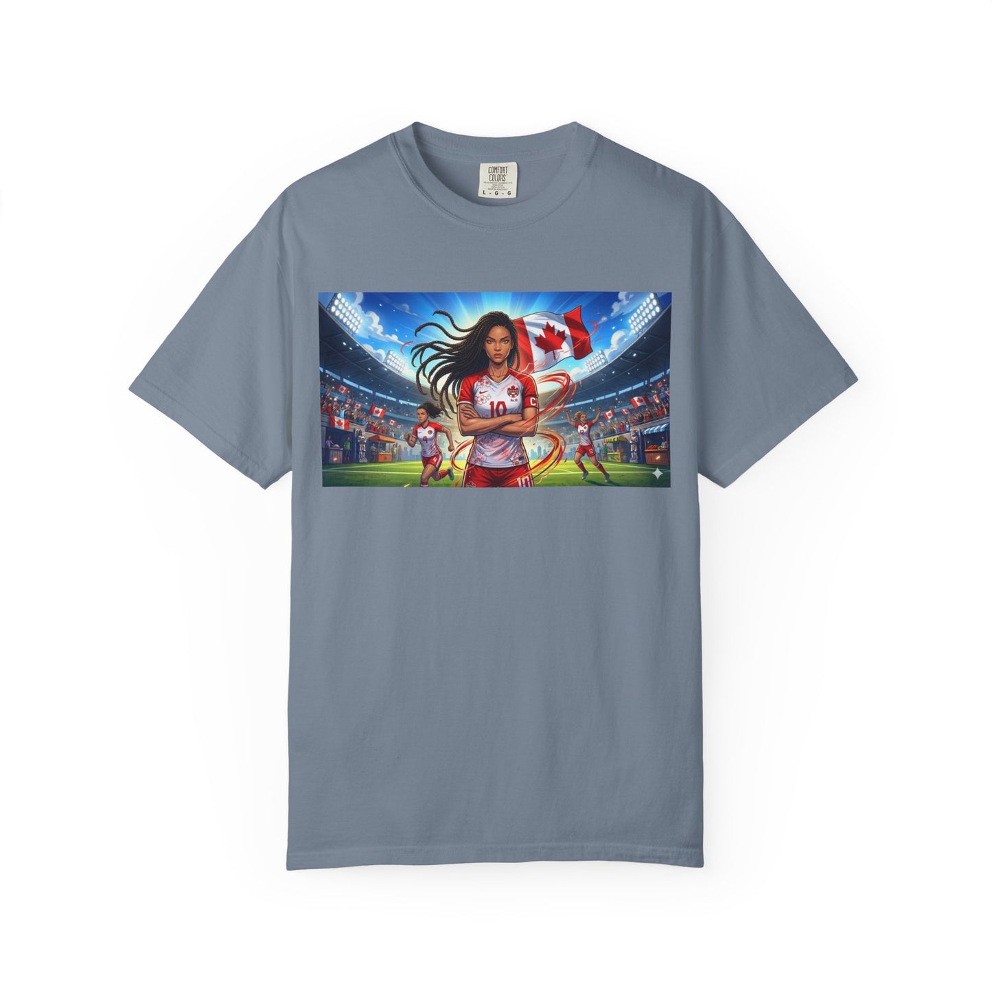 Soccer Star Canada T-Shirt — Women’s Team Jersey Graphic