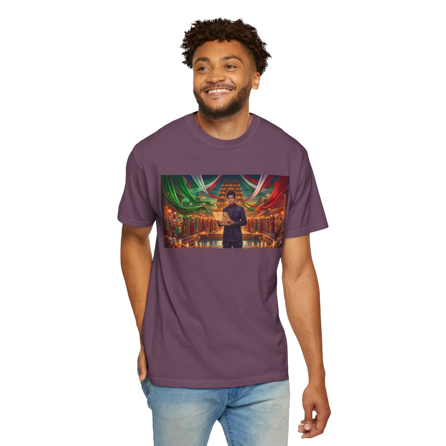 Mexican Festival Night T-Shirt — Cinematic Streets Graphic Tee