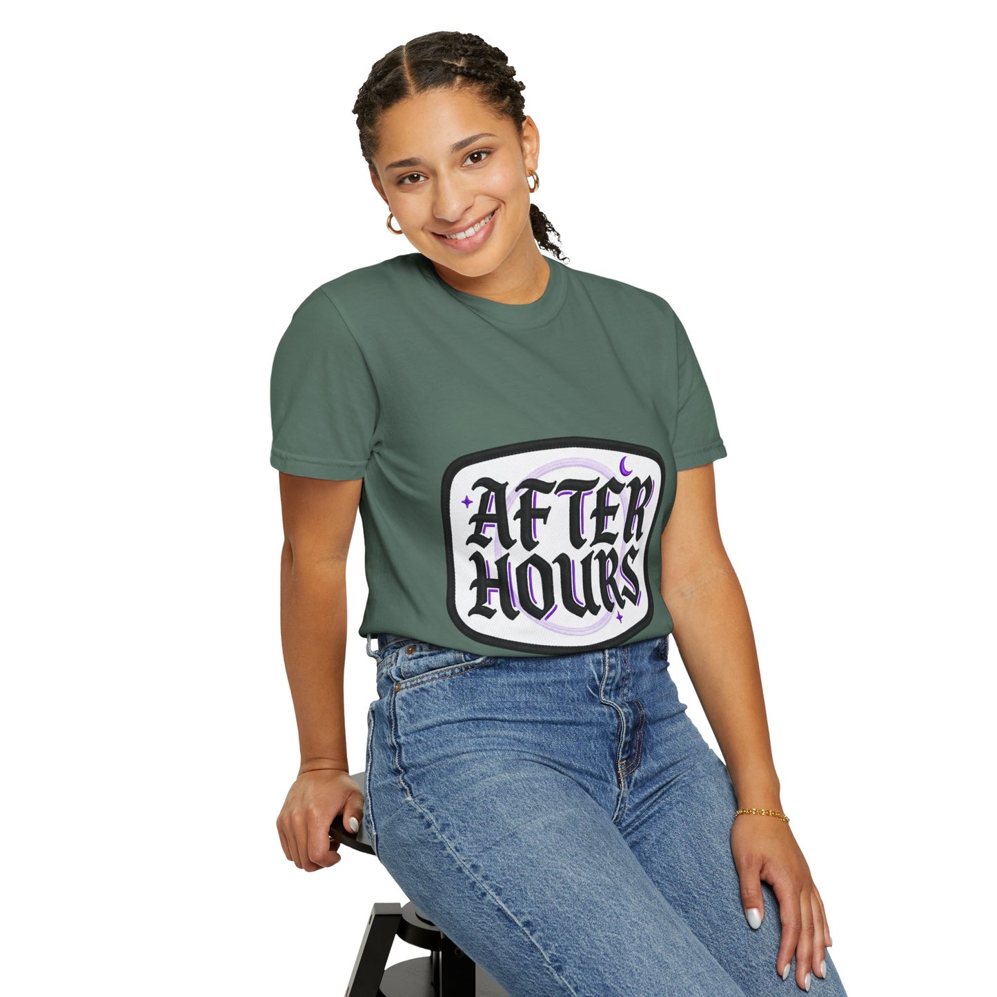 After Hours Graphic T-Shirt — Gothic Moon Lounge Tee
