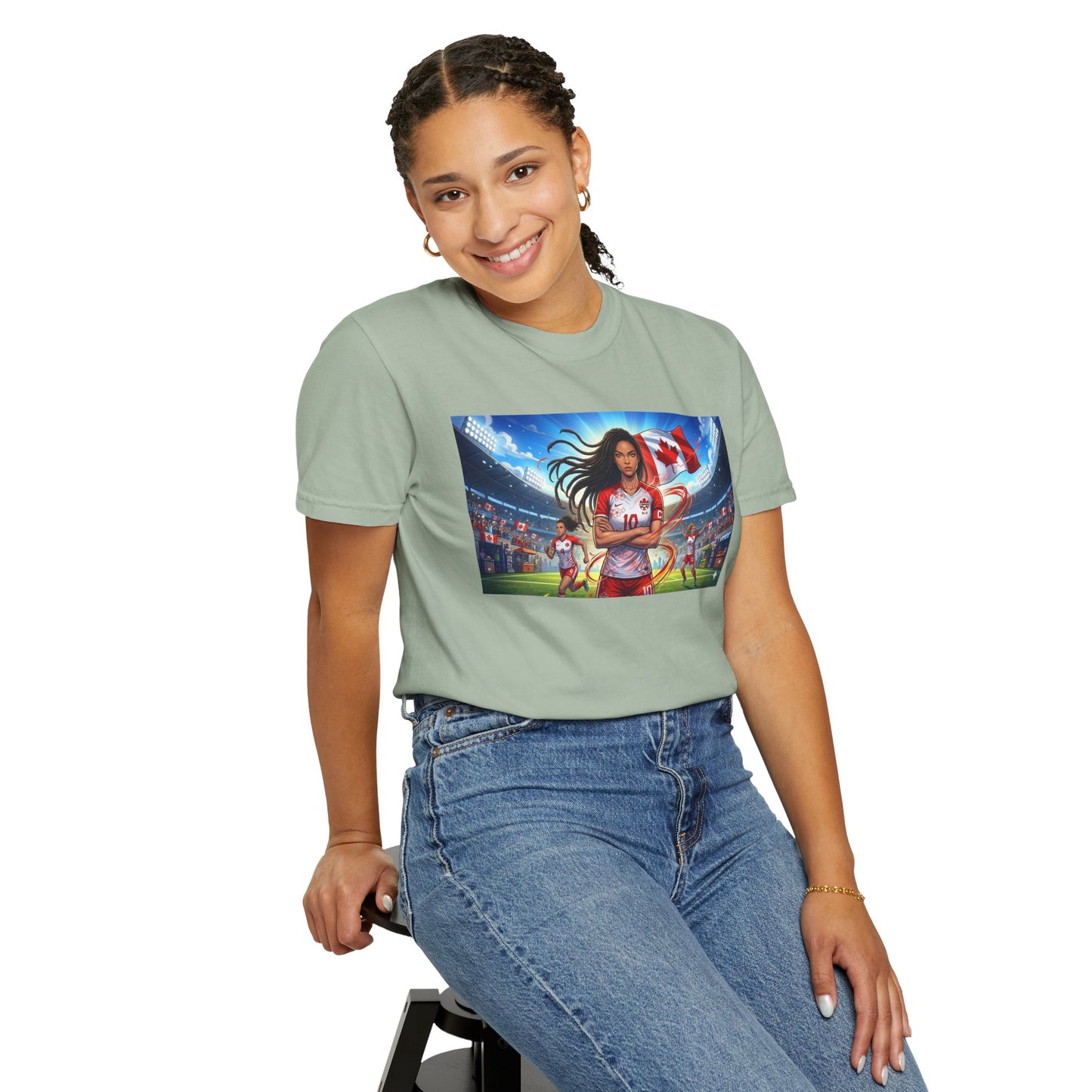 Soccer Star Canada T-Shirt — Women’s Team Jersey Graphic